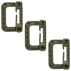 M-Tac -D-ring Karabiner OD Green - 3 Stk.