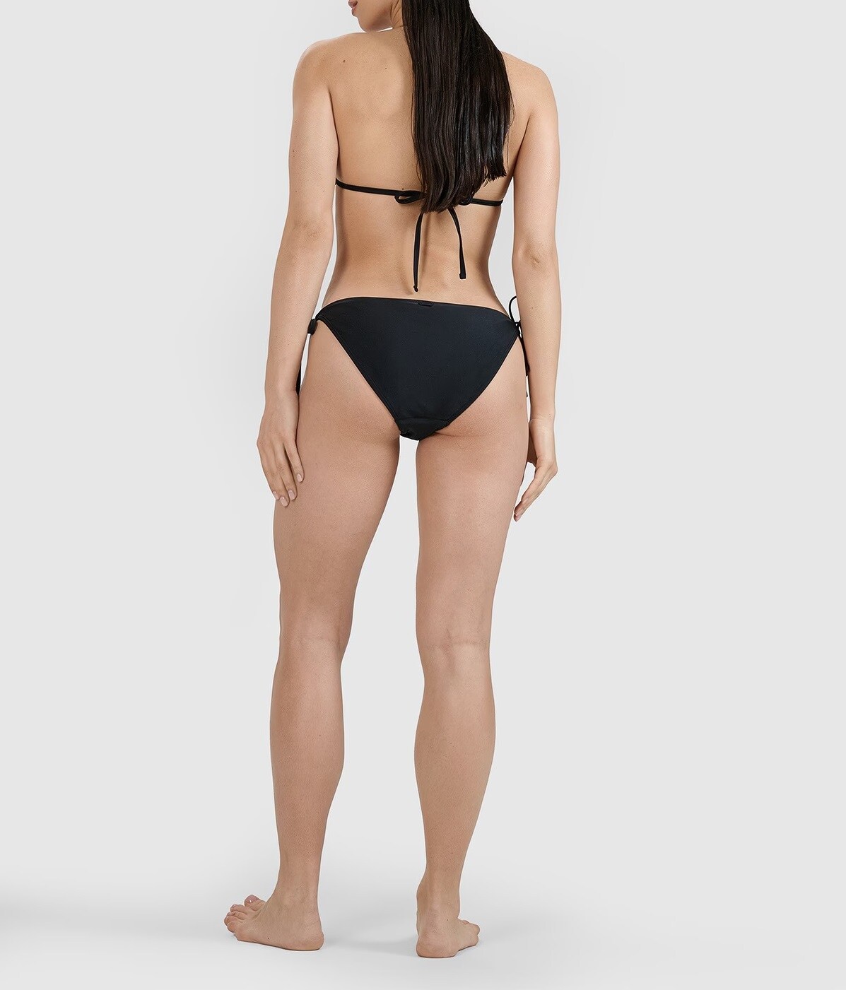 4F - F071 Damen-Bikinihose - Tiefschwarz