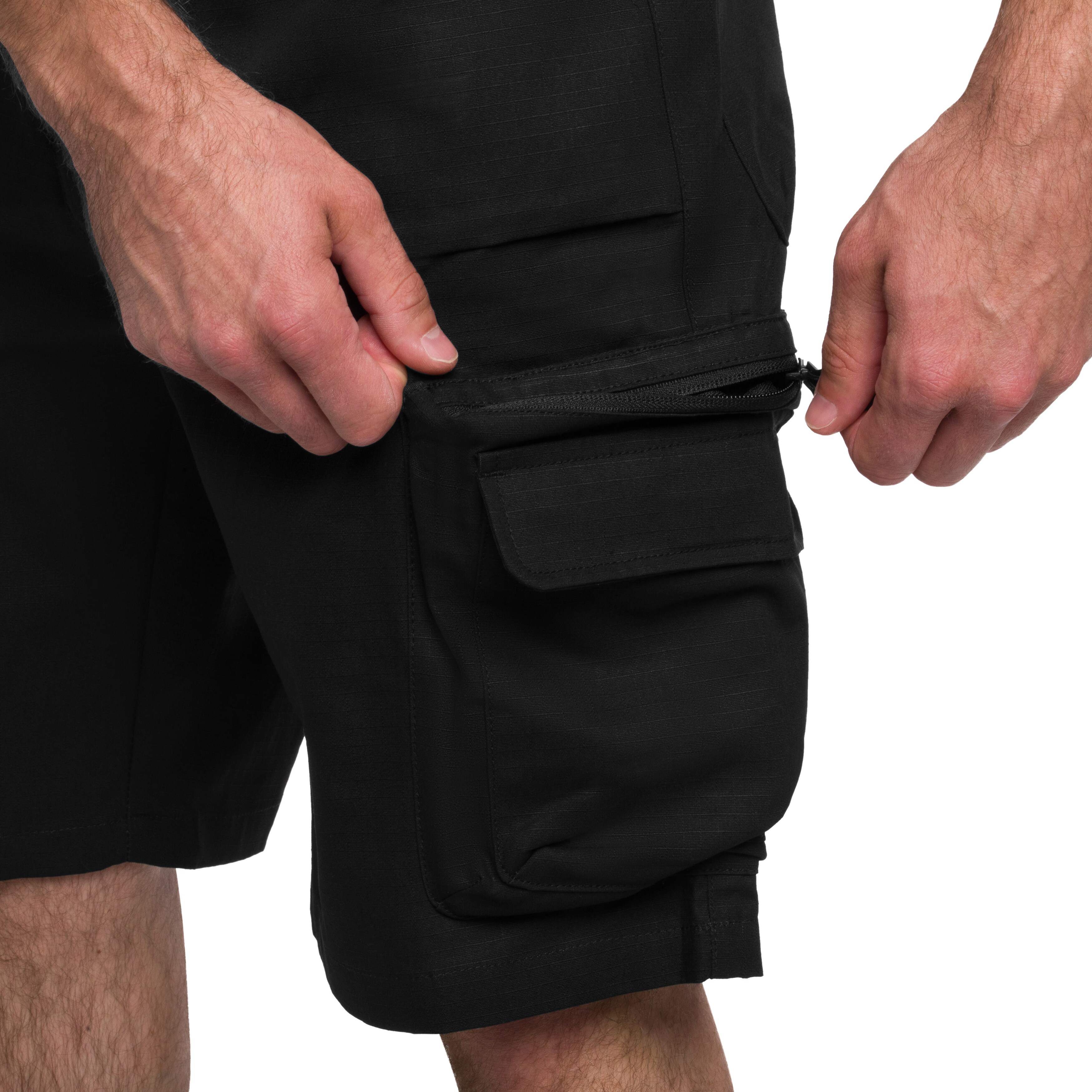 Mil-Tec - Urban Explorer Rip-Stop Shorts - Black