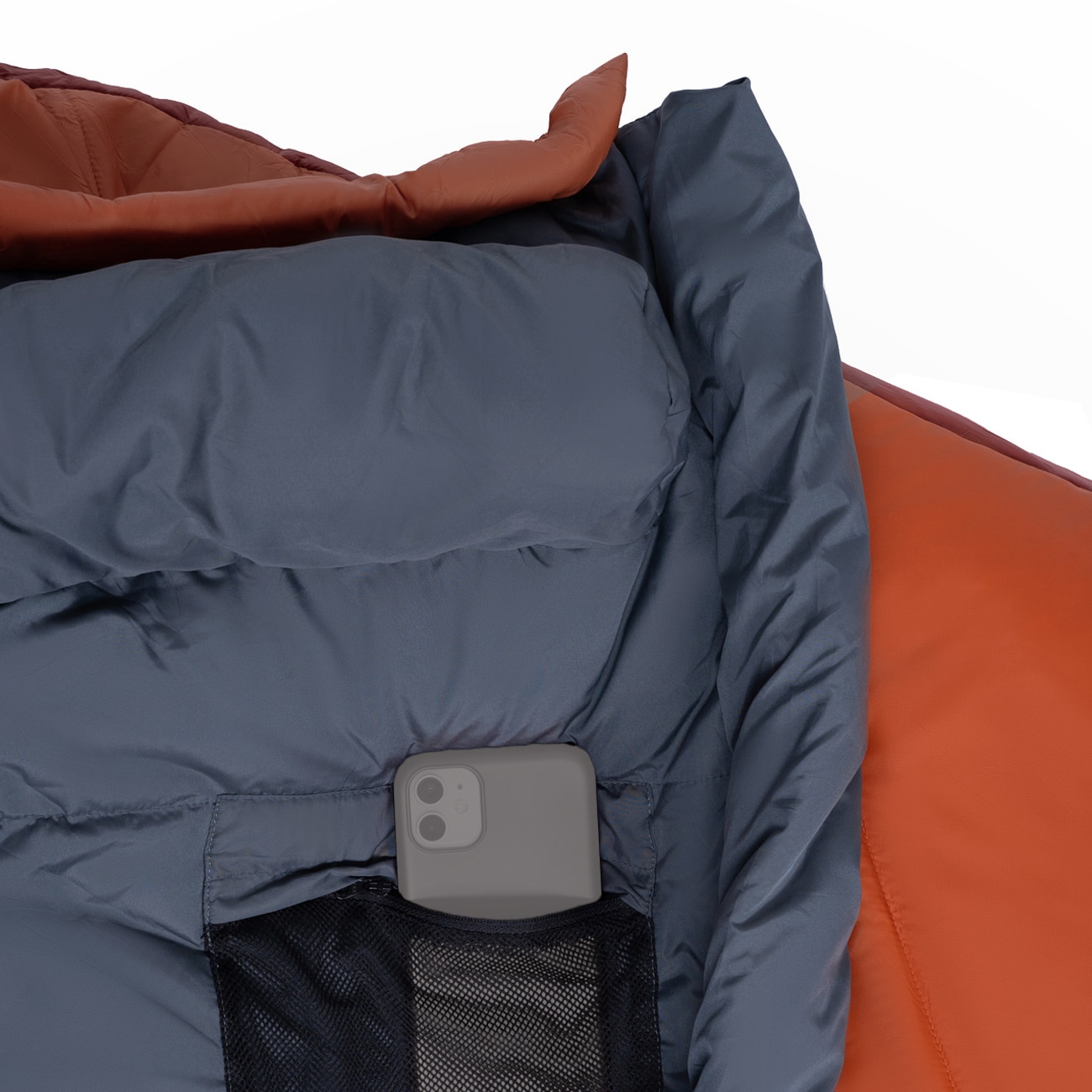 Alpinus - Primalight Pro 1200 Schlafsack Orange - links