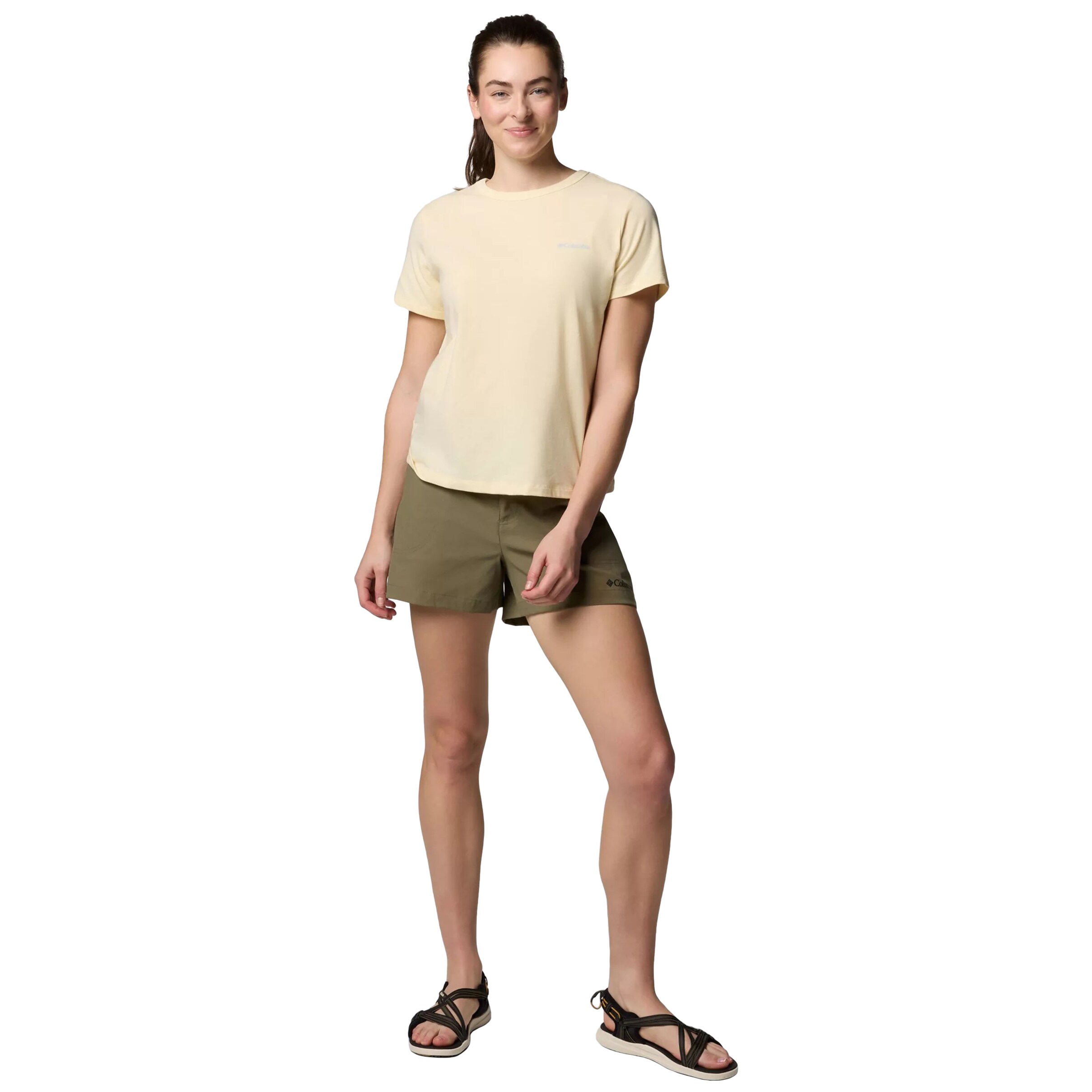 Columbia - Sun Trek Short Sleeve II - T-Shirt für Damen - Lemon Wash