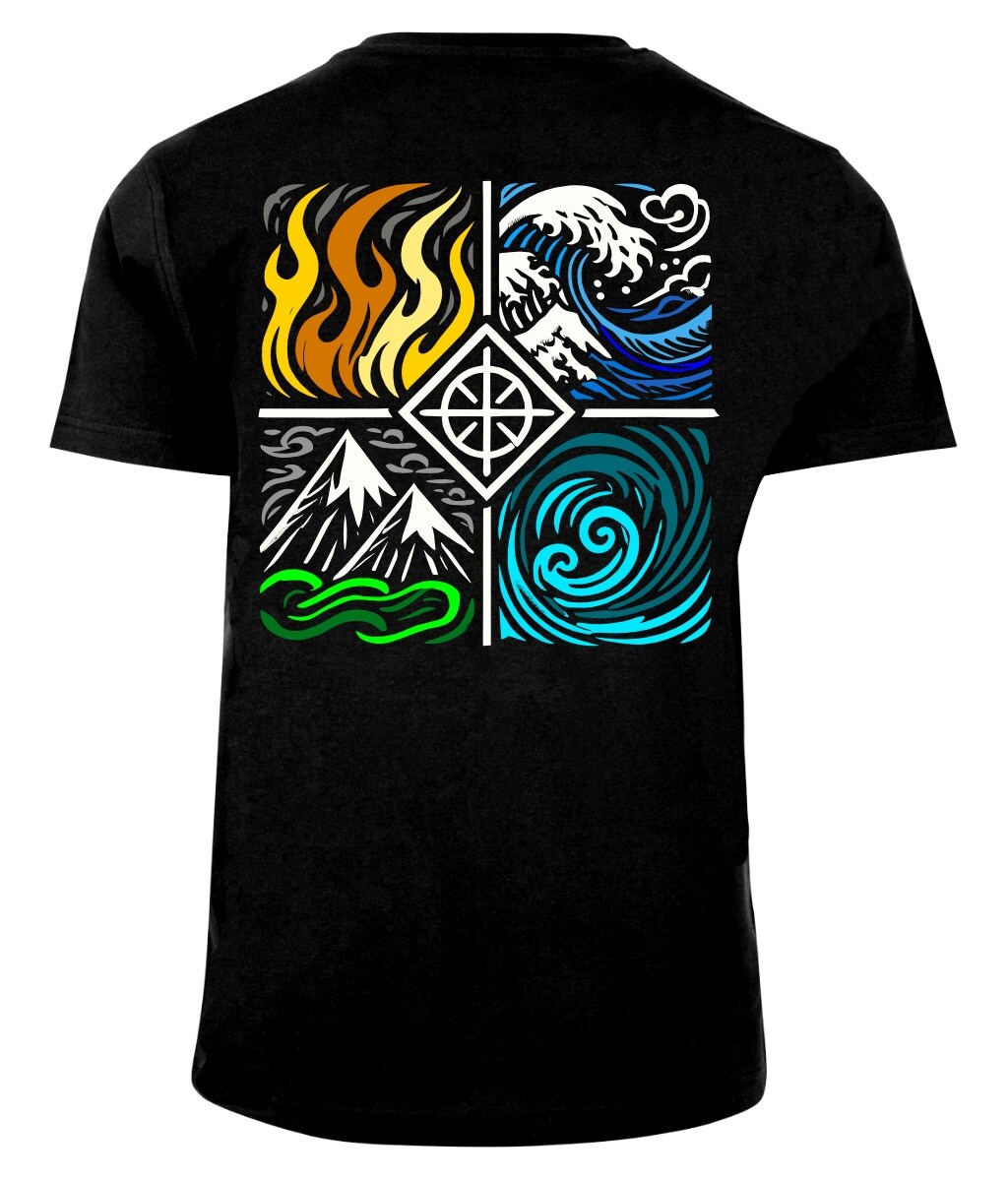 Voyovnik - Four Elements T-Shirt - Schwarz