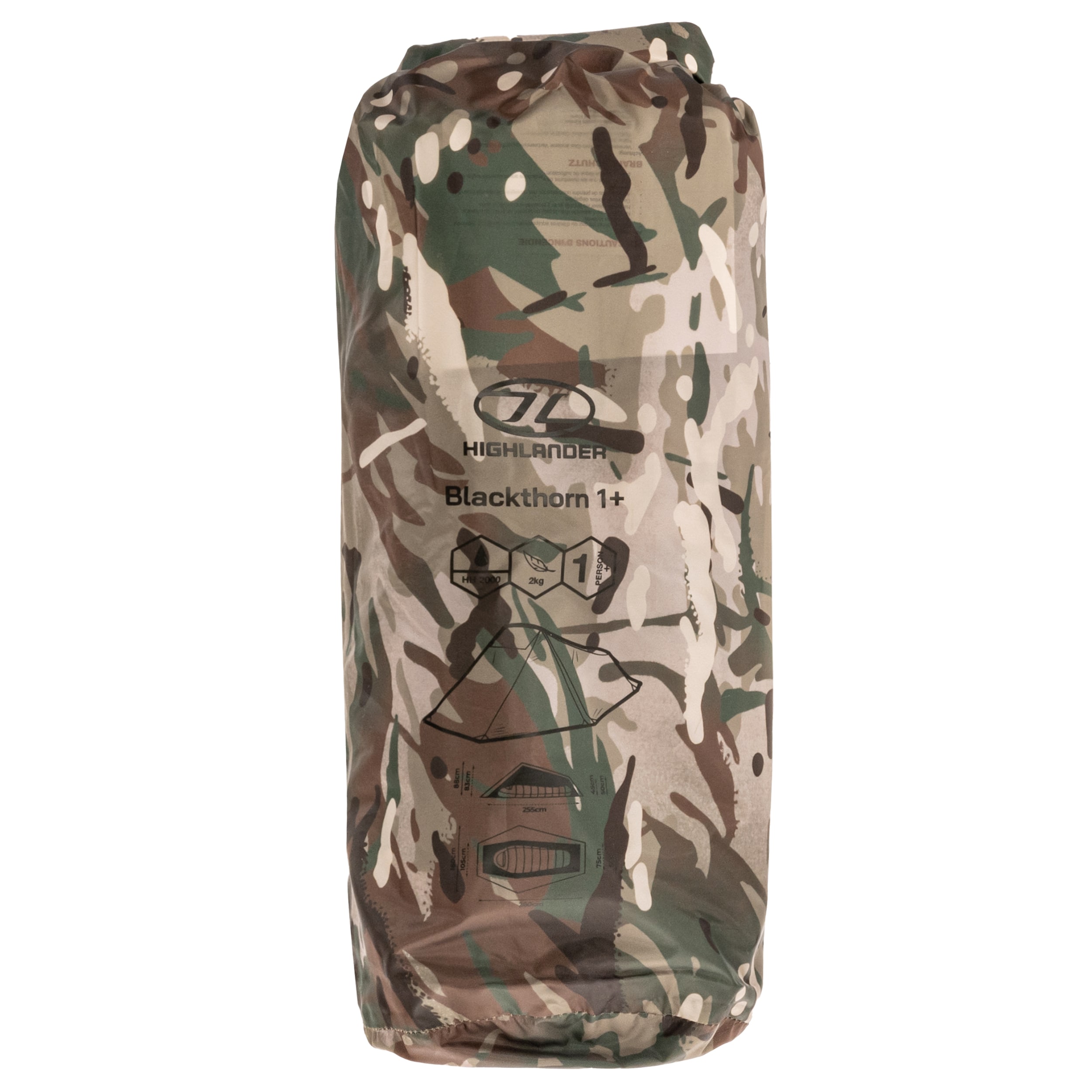 Highlander - Forces Blackthorn 1 XL Gen. 2 - 1-Personen Zelt - Arid MC Camo