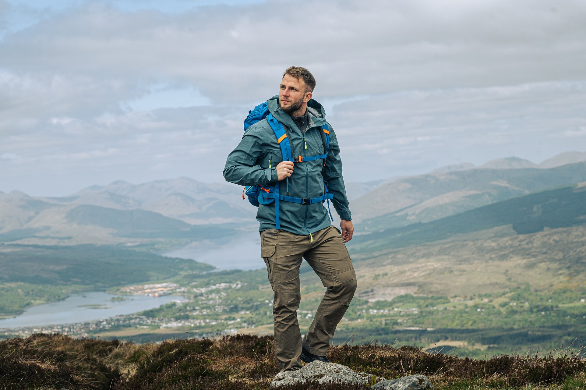 Highlander - Outdoor Vega Men Rucksack 40 l - Sky Blue