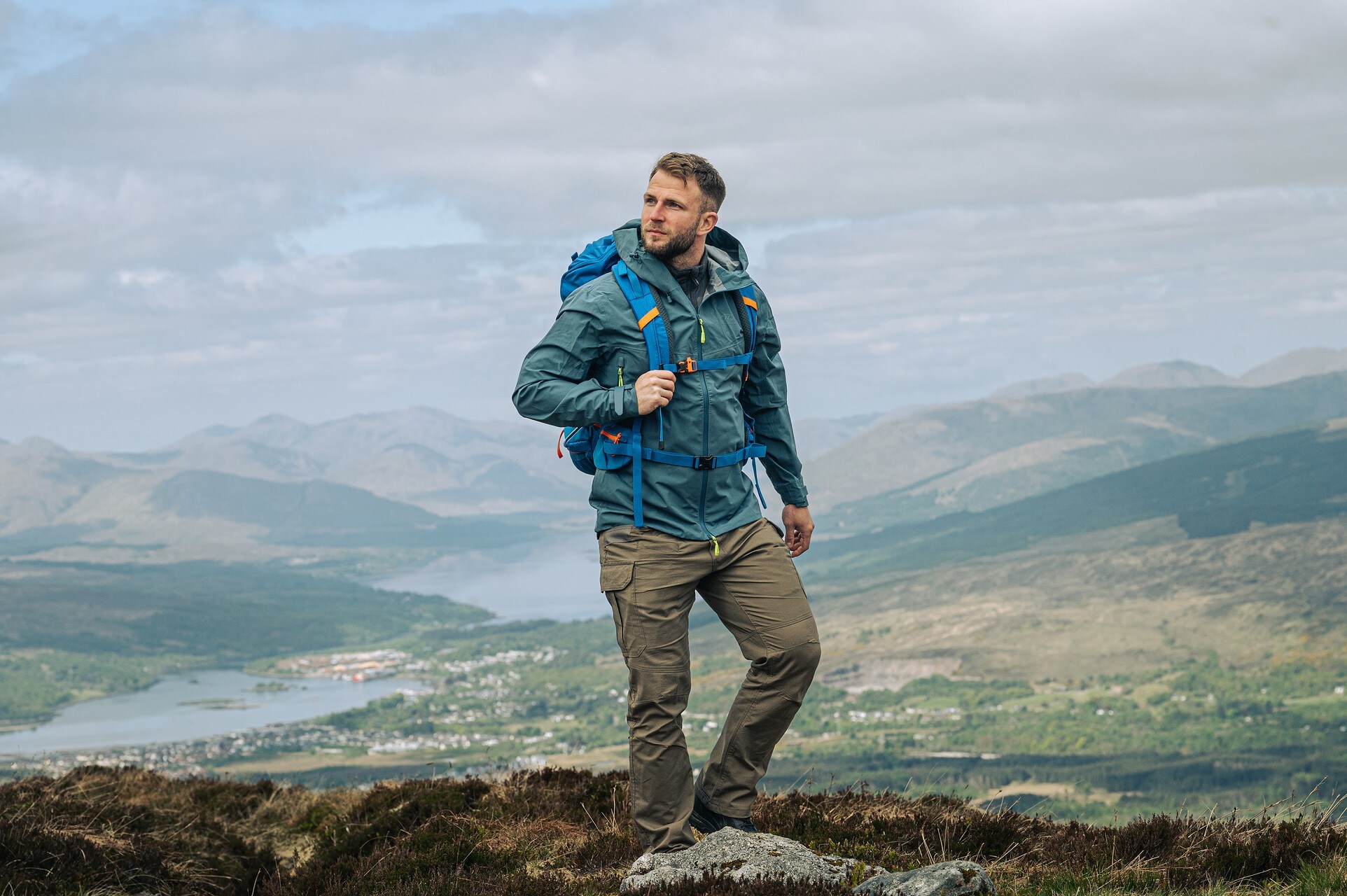 Highlander - Outdoor Vega Men Rucksack 40 l - Sky Blue
