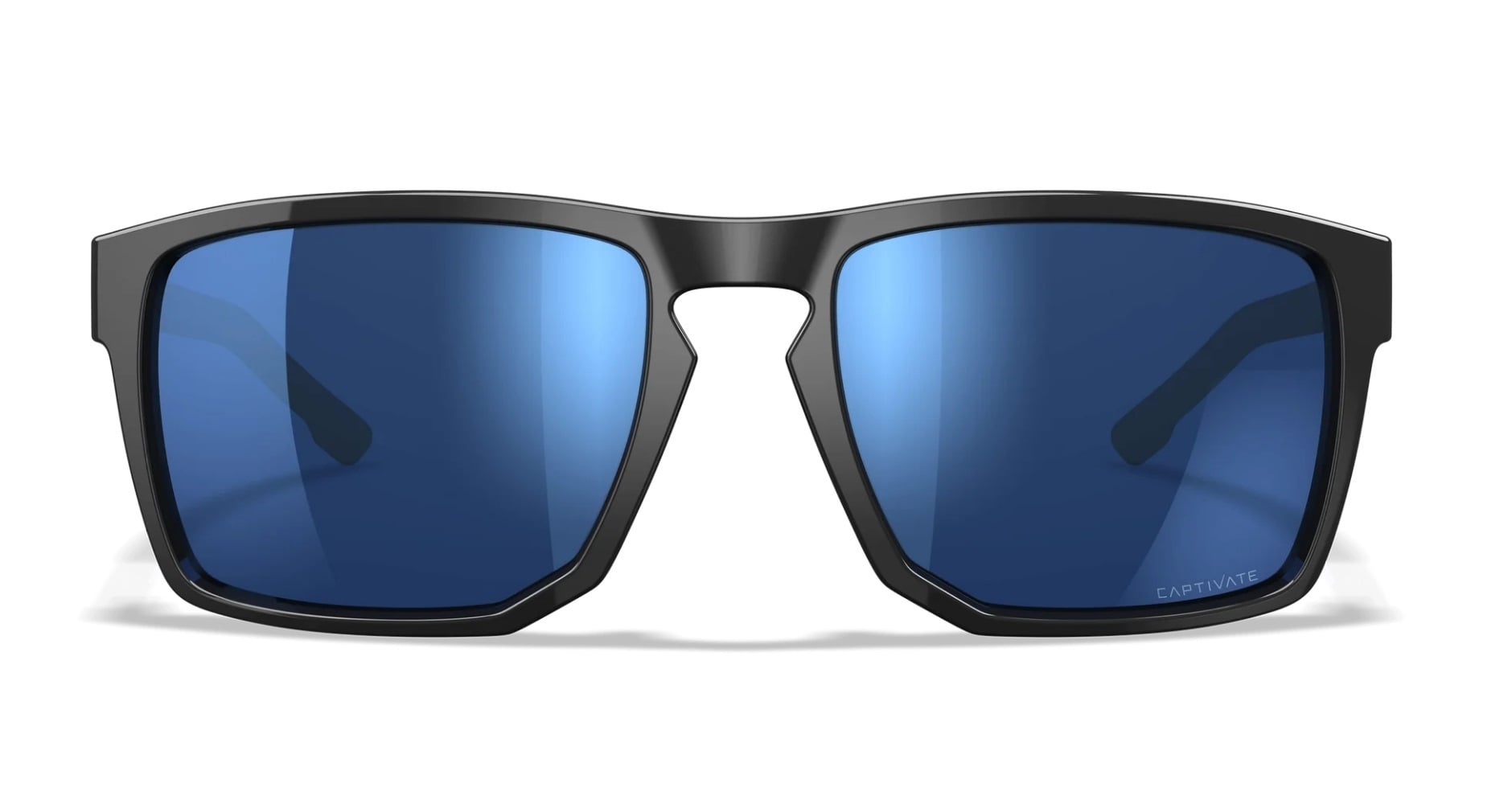 Wiley X - Apex Takische Brille - Captivate Polarized Blue Mirror/Gloss Black