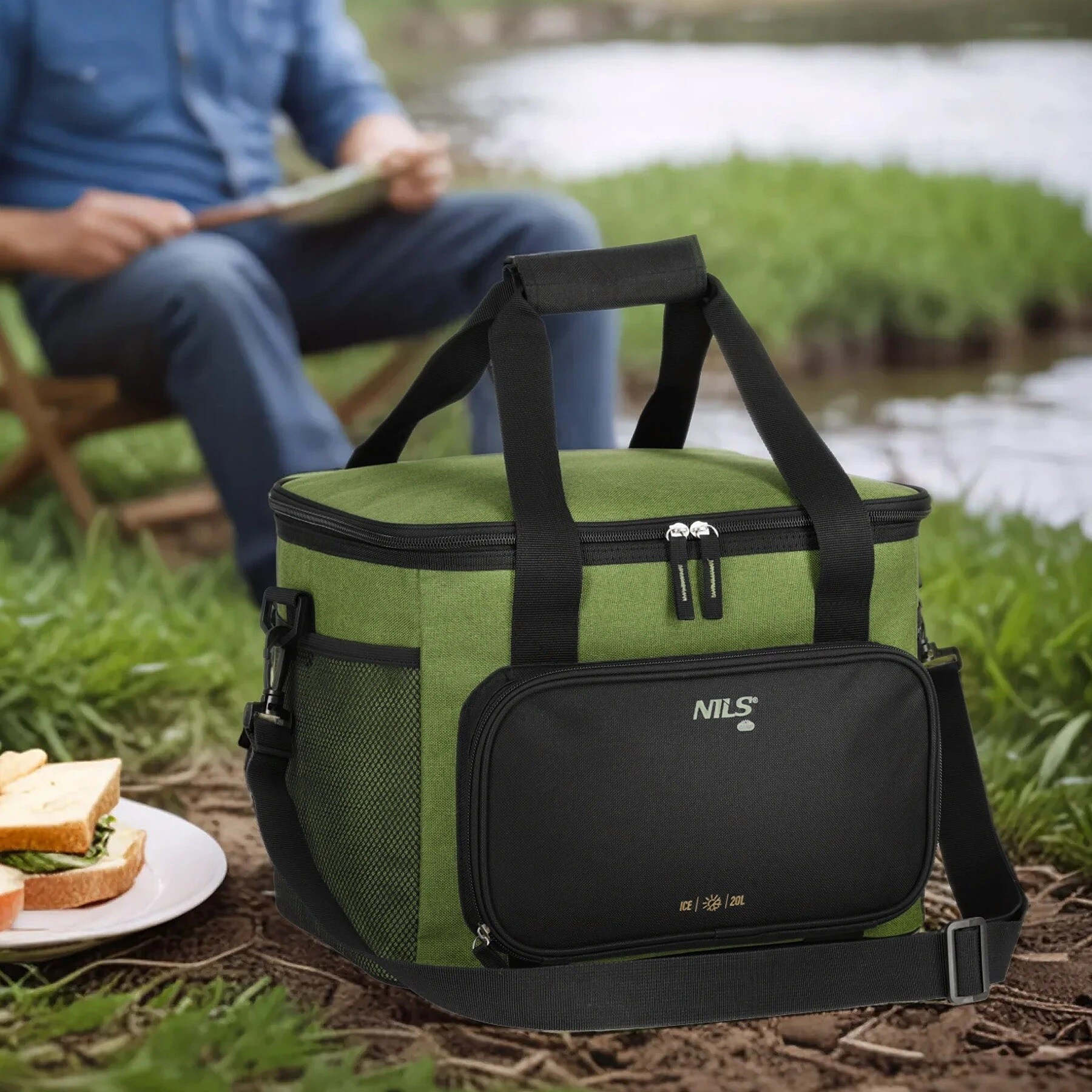 Nils - Camp Thermotasche 20 l - Grün