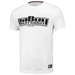 Pitbull - Slim Fit Classic Boxing T-Shirt - White
