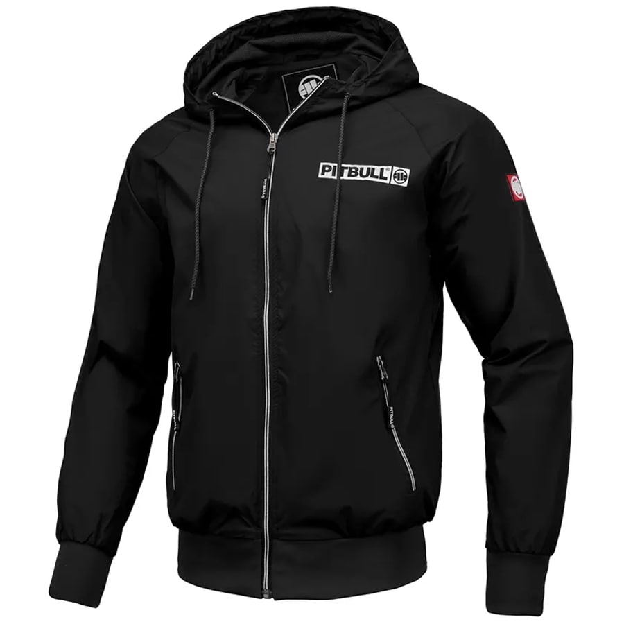 Pitbull - Athletic Logo Hooded Jacke - Black