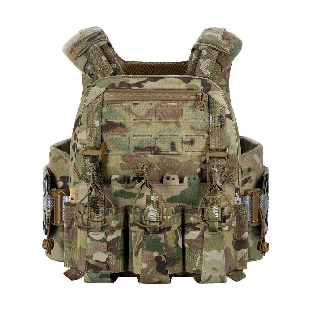 M-Tac - Cuirass Tiger Elite - Taktische Weste vom Typ Plate Carrier - MultiCam