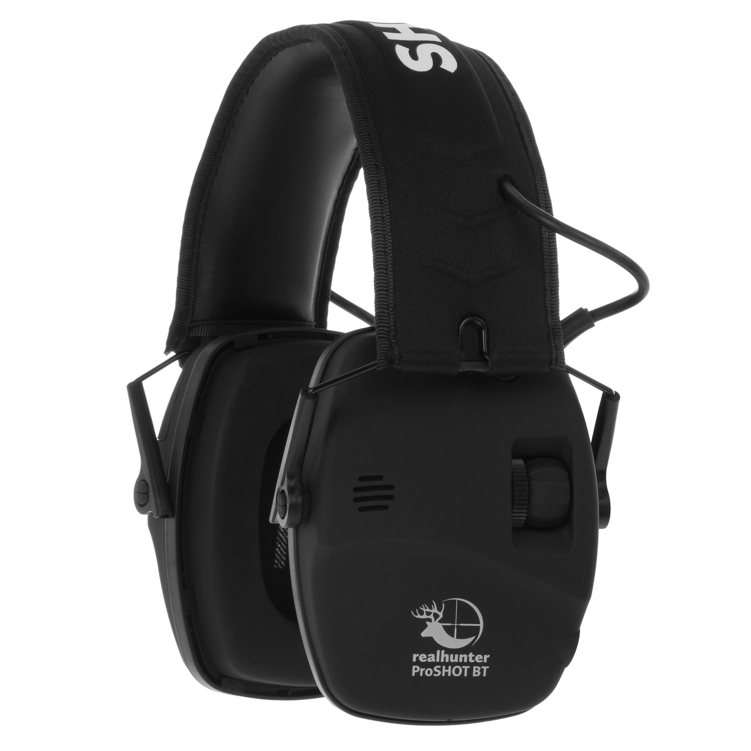 RealHunter - Active ProSHOT BT - Aktiver Gehörschutz - Schwarz