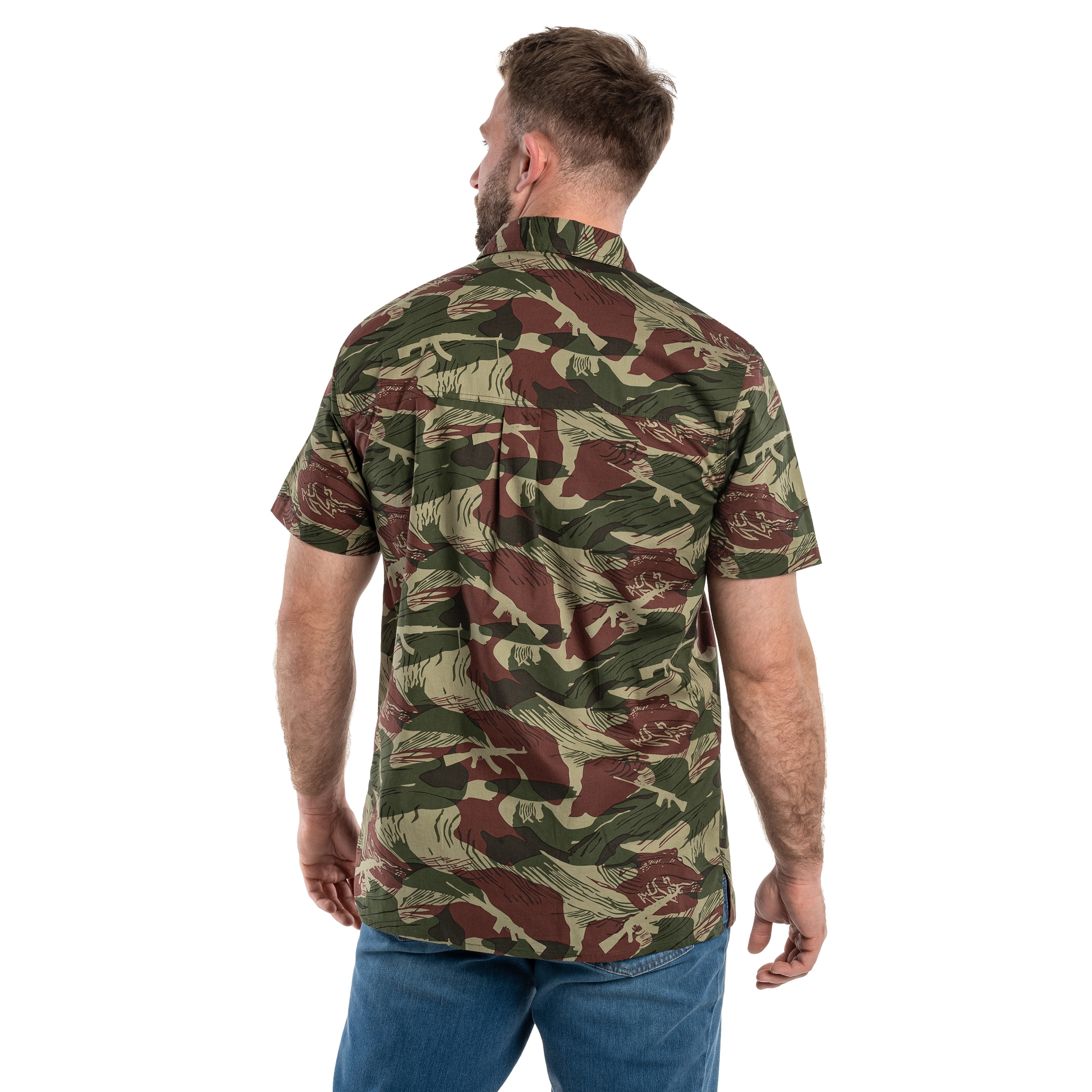 Helikon-Tex - Tactical Hawaiian Short Sleeve - Kurzarmhemd - Brushstroke Camo