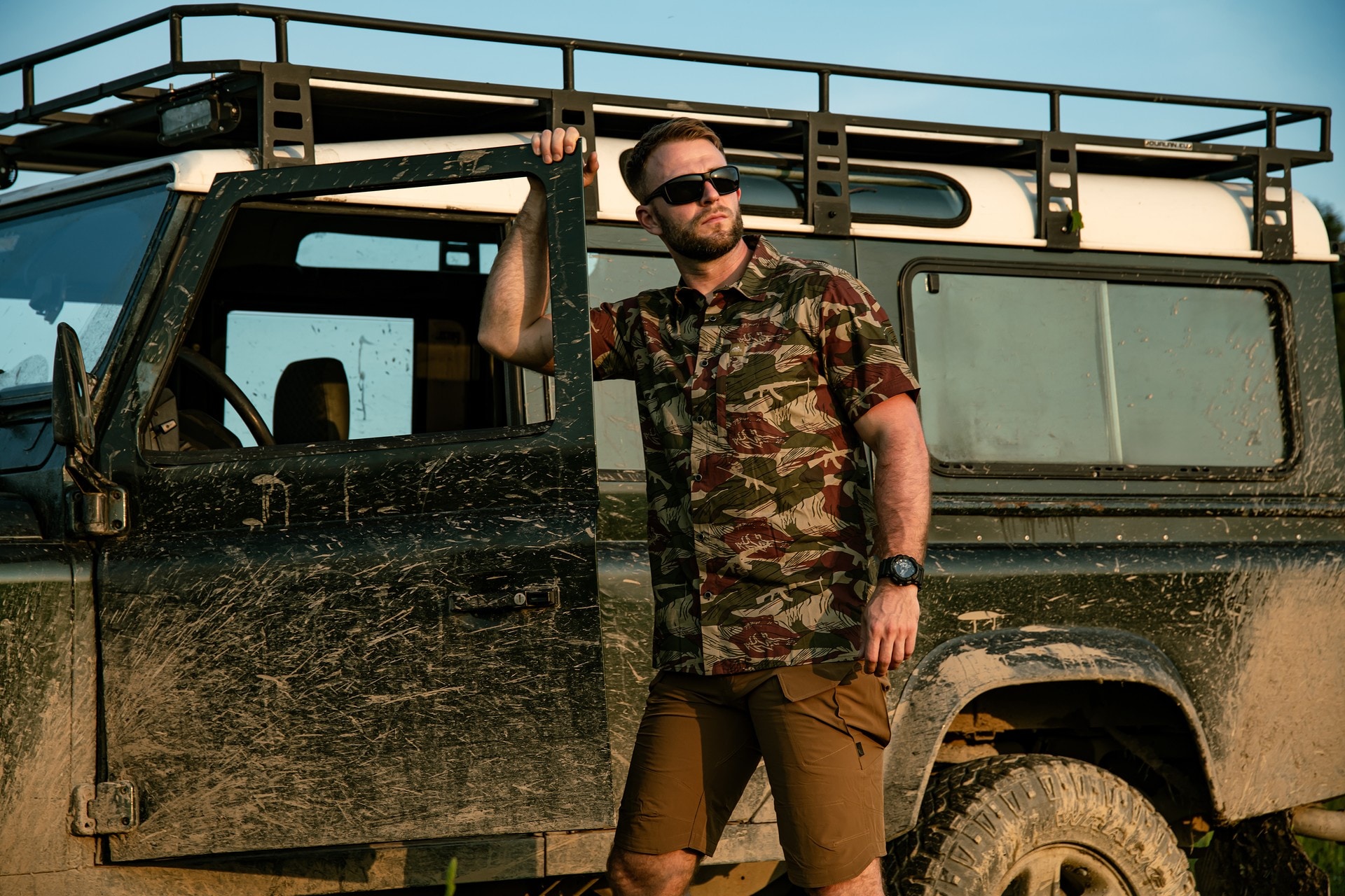 Helikon-Tex - Tactical Hawaiian Short Sleeve - Kurzarmhemd - Brushstroke Camo