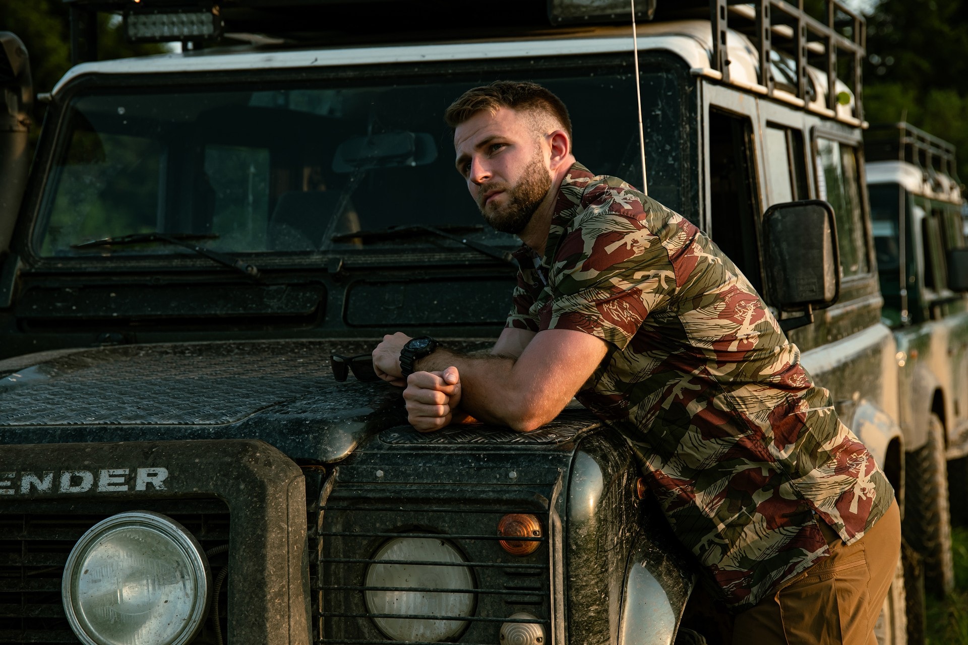 Helikon-Tex - Tactical Hawaiian Short Sleeve - Kurzarmhemd - Brushstroke Camo