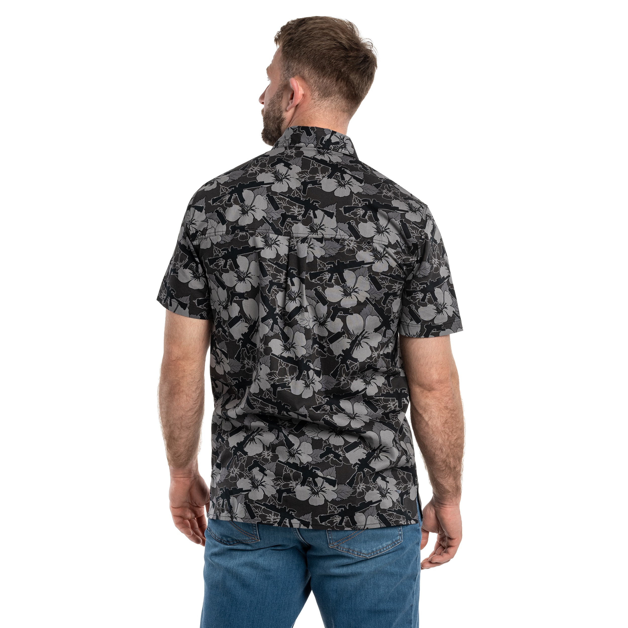 Helikon-Tex - Tactical Hawaiian Short Sleeve - Kurzarmhemd - Dark Ops