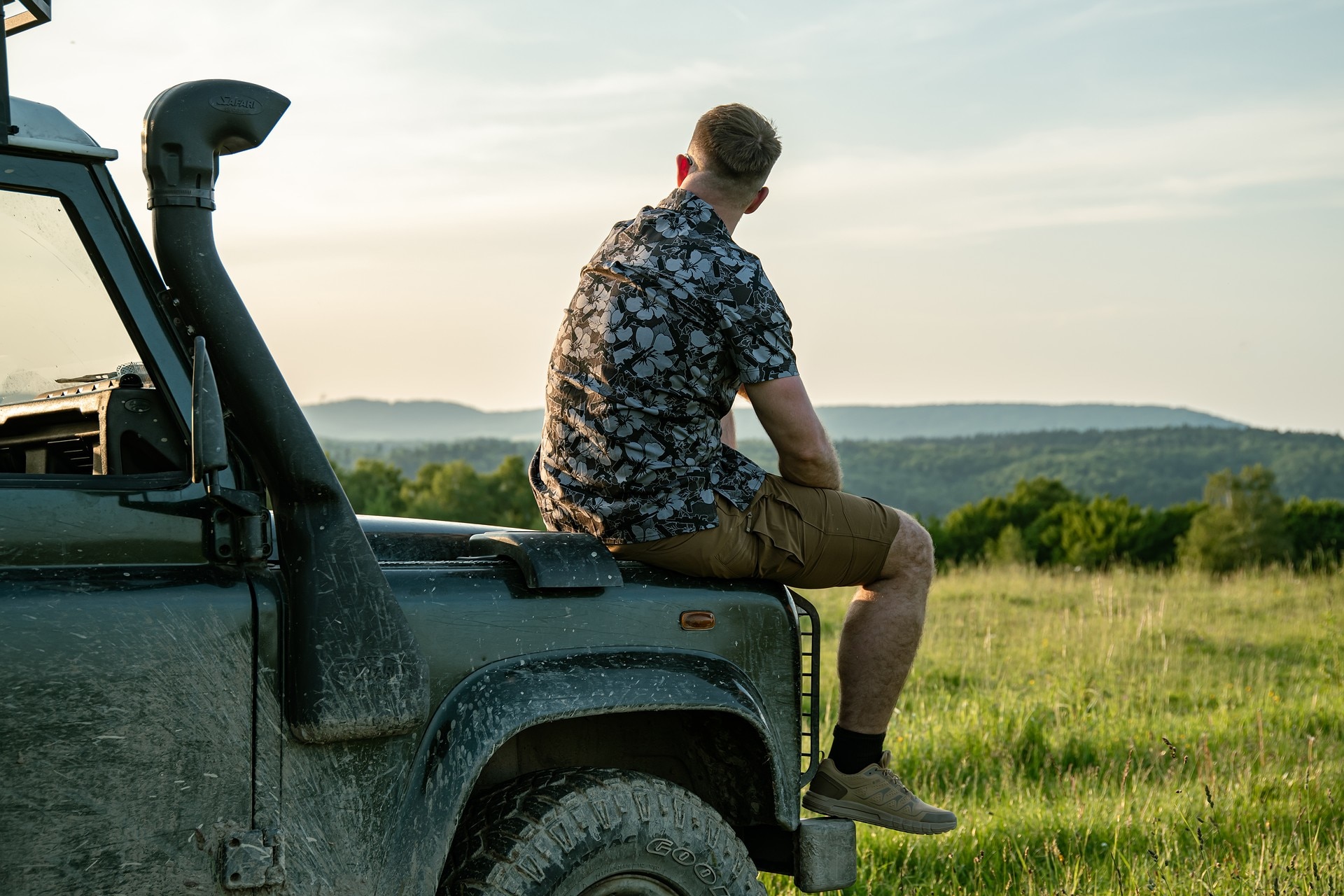 Helikon-Tex - Tactical Hawaiian Short Sleeve - Kurzarmhemd - Dark Ops