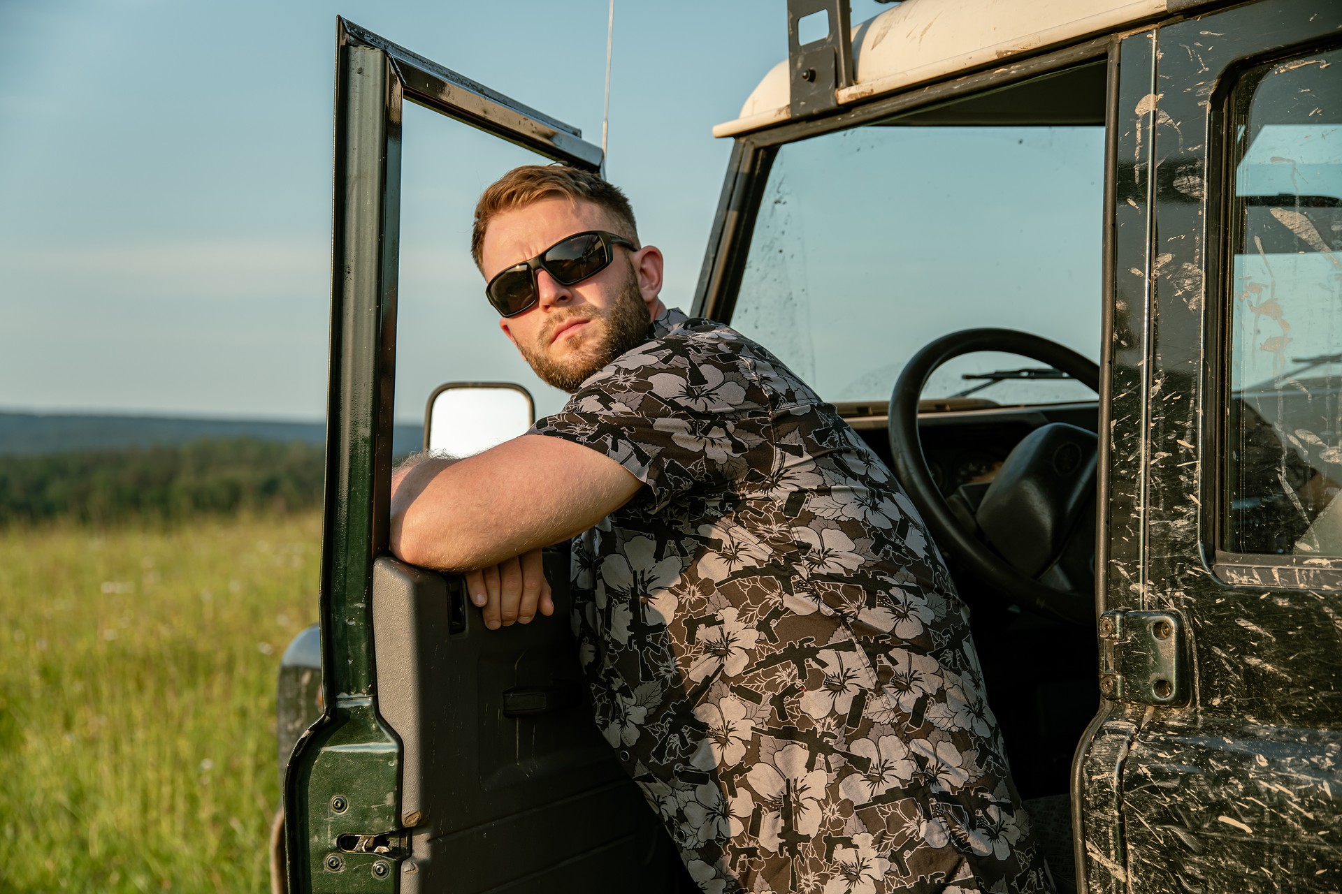 Helikon-Tex - Tactical Hawaiian Short Sleeve - Kurzarmhemd - Dark Ops