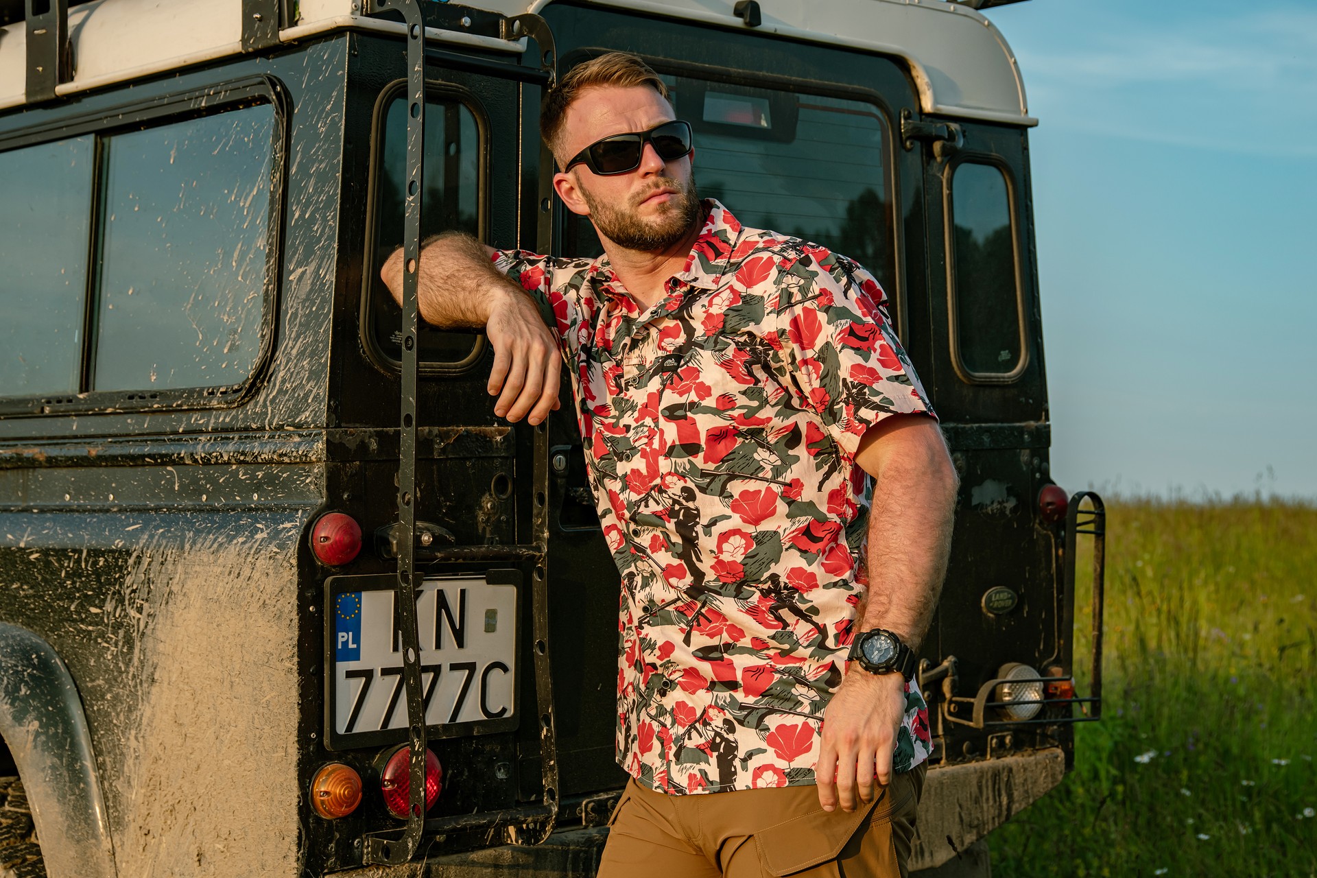 Helikon-Tex - Tactical Hawaiian Short Sleeve - Kurzarmhemd - Cassino