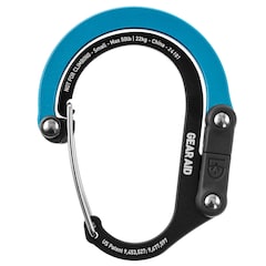 Gear Aid - Heroclip Small Karabiner - Black/Blue