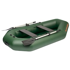 Kolibri - K-240T Schlauchboot mit Rollboden und Heckspiegel für Motorantrieb - Green