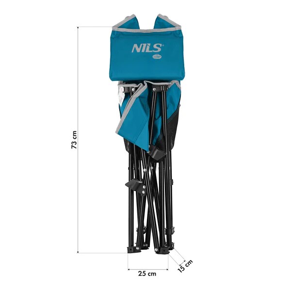 Nils Camp - NC3306 Strandstuhl - Blue/Black