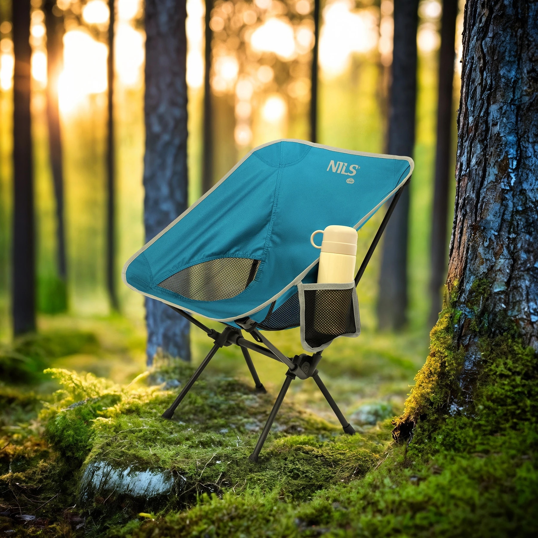 Nils Camp - Ultralight NC3320 Campingstuhl - Blue