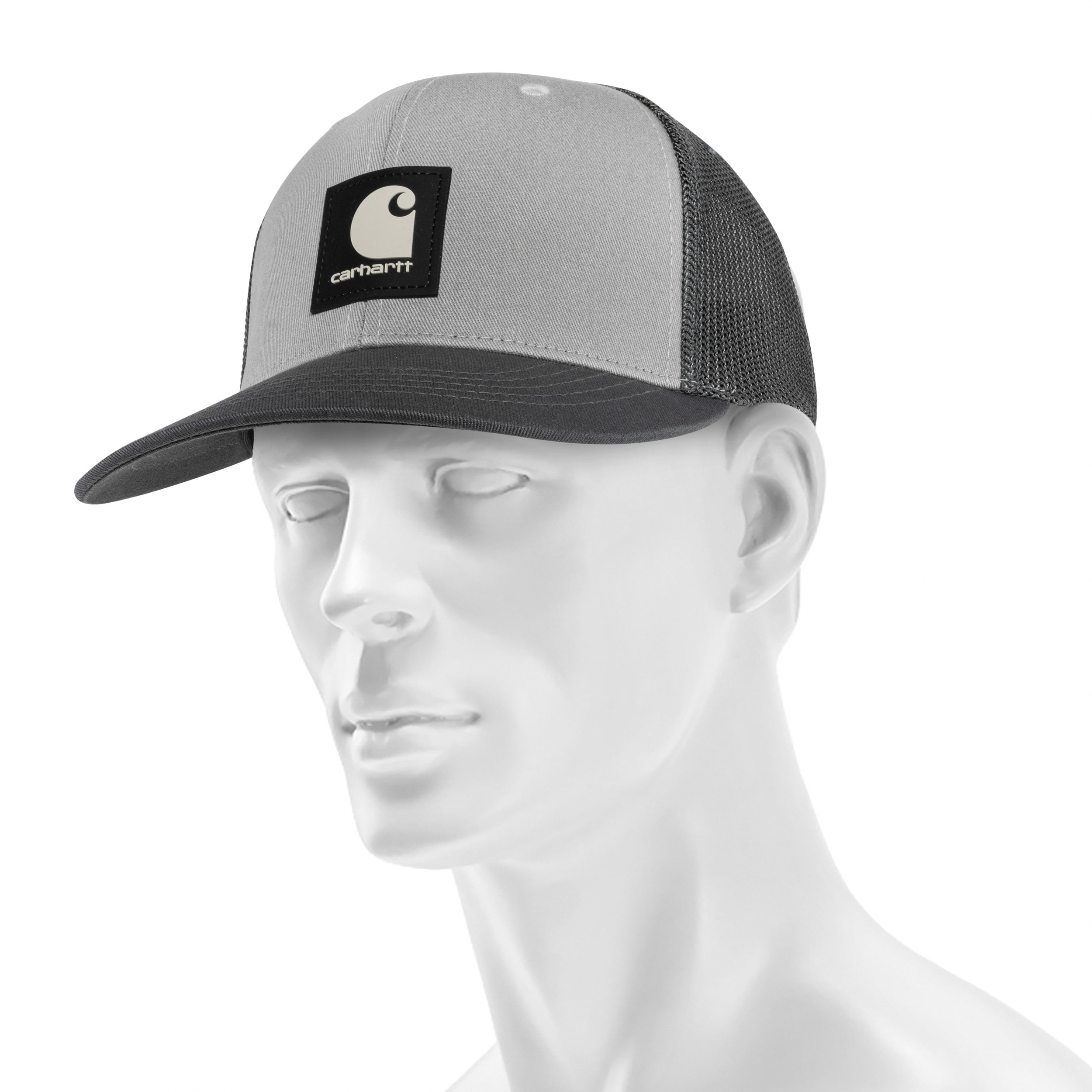 Carhartt - Twill Mesh Back Logo Basecap - Asphalt