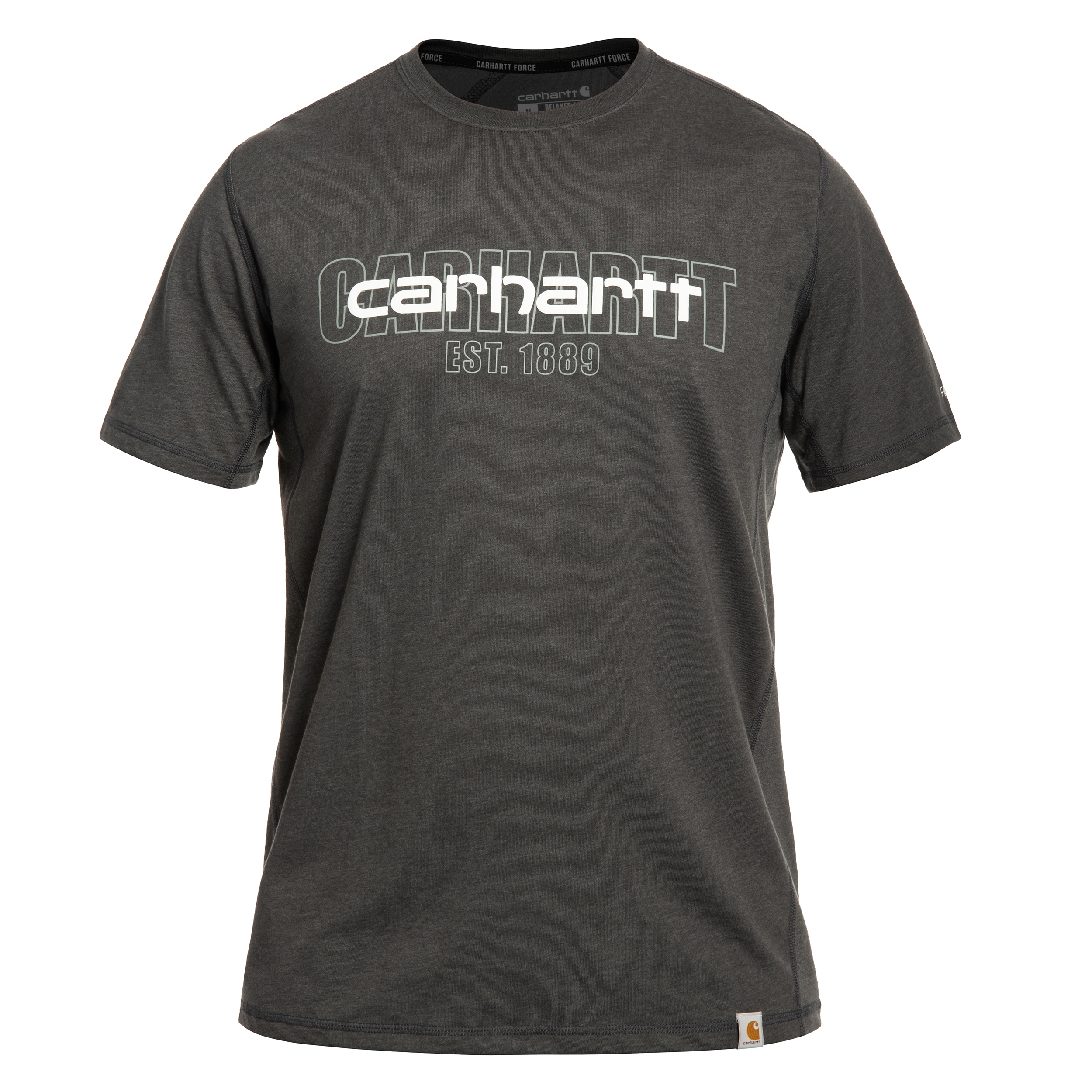 Carhartt - Force Midweight S/S Logo Graphic T-Shirt - Carbon Heather