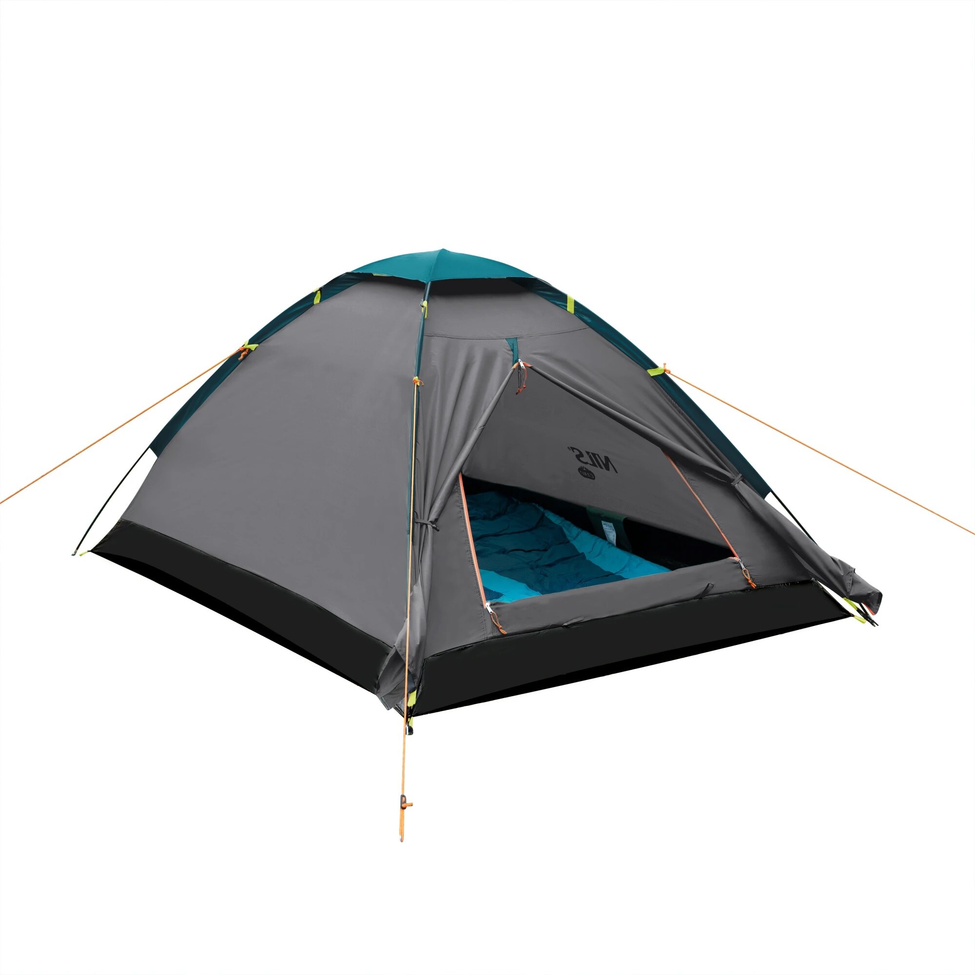 Nils - Camp Nightfall NC6033 2-Personen-Zelt - Grau-Blau
