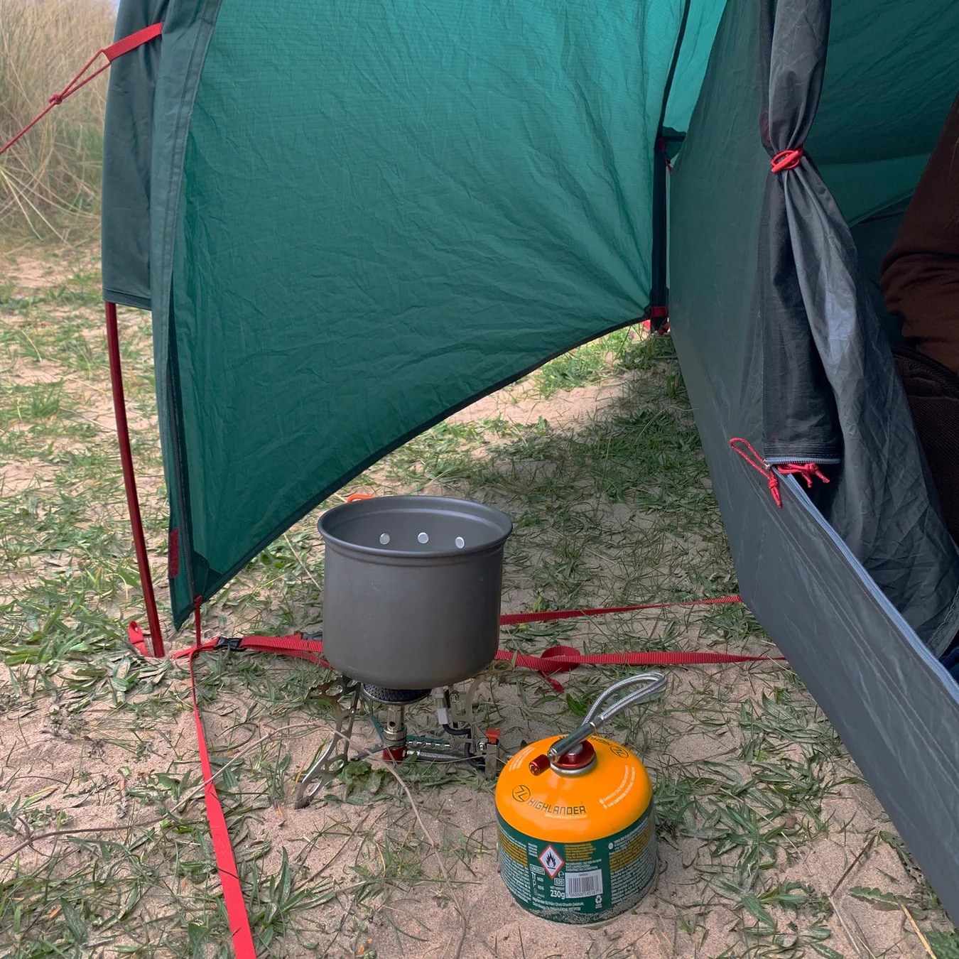 Highlander - Outdoor Refuge 1-Personen Zelt - Pine Green