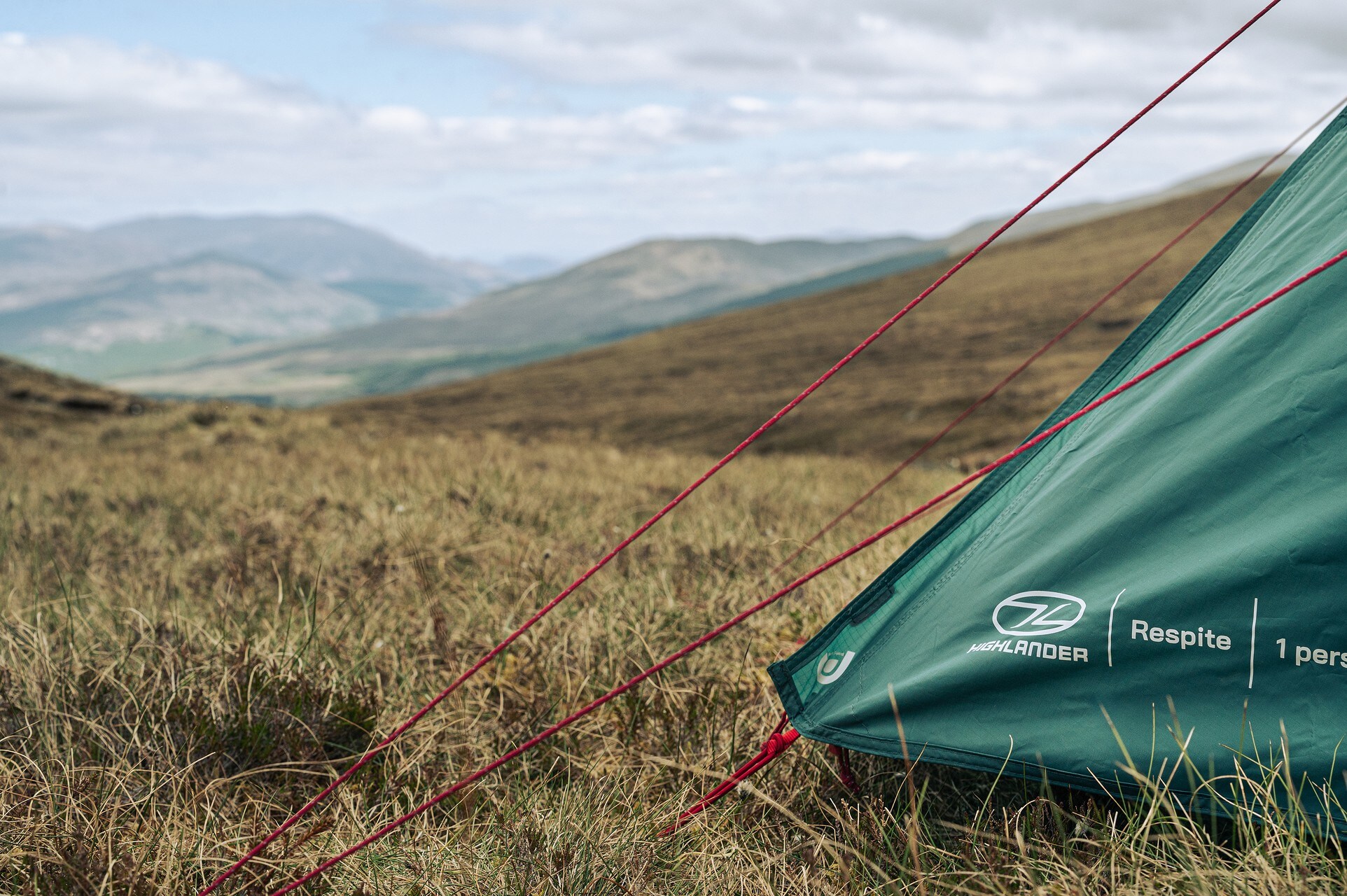 Highlander - Outdoor Respite Tunnel Tent - 1-Personen Zelt - Pine Green
