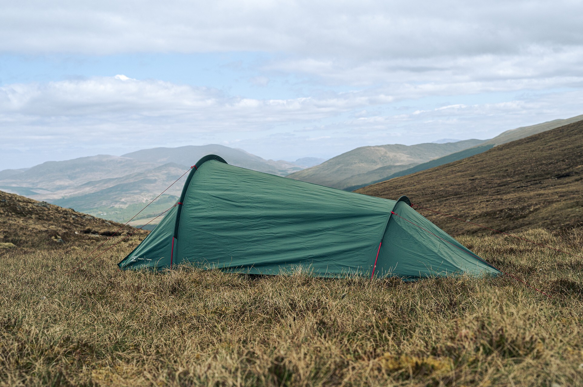Highlander - Outdoor Respite Tunnel Tent - 1-Personen Zelt - Pine Green