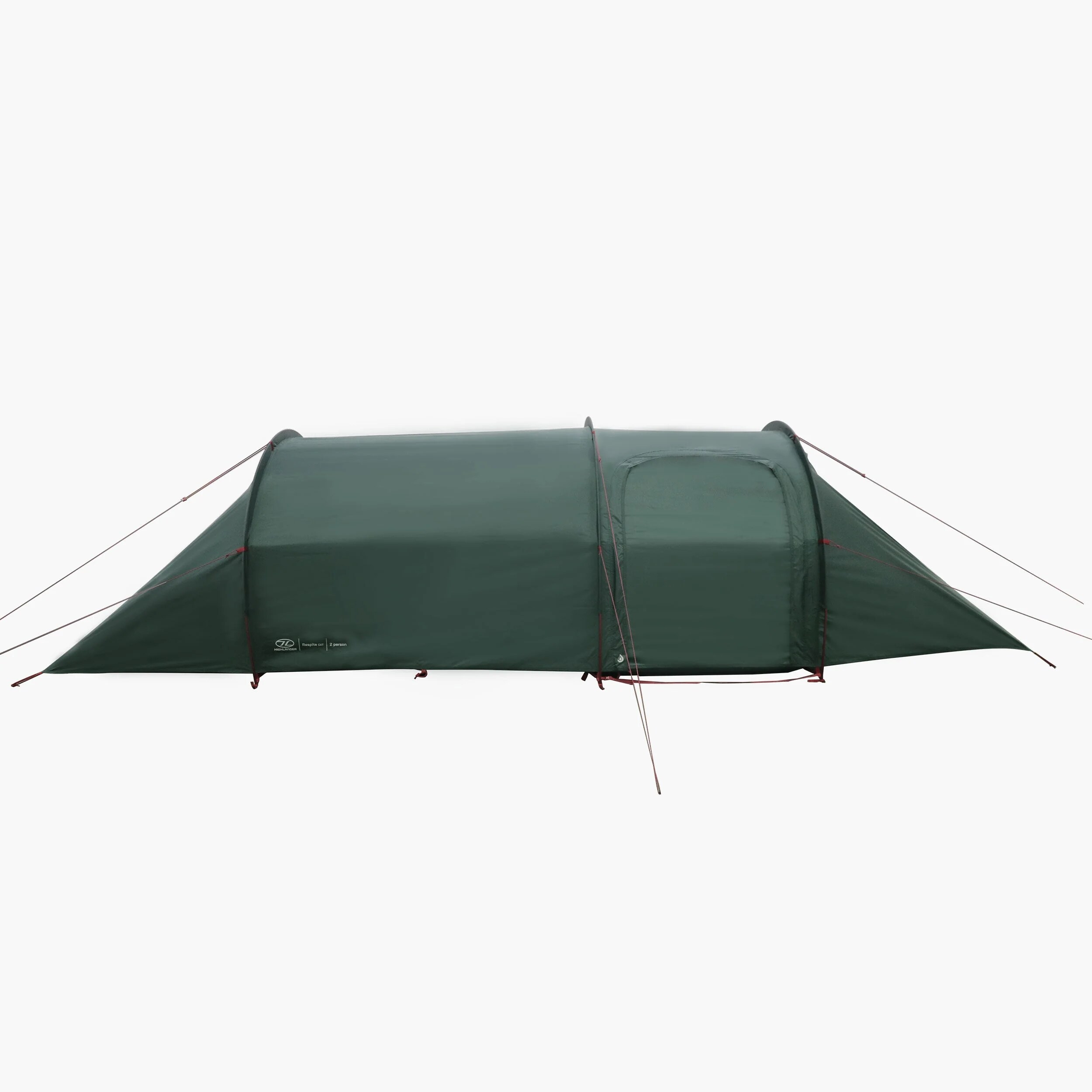 Highlander - Outdoor Respite Extended Tunnel Tent - 2-Personen Zelt - Pine Green