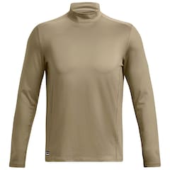 Under Armour - Tactical ColdGear Infrared Base Mock - Thermoaktives T-Shirt  - Coyote
