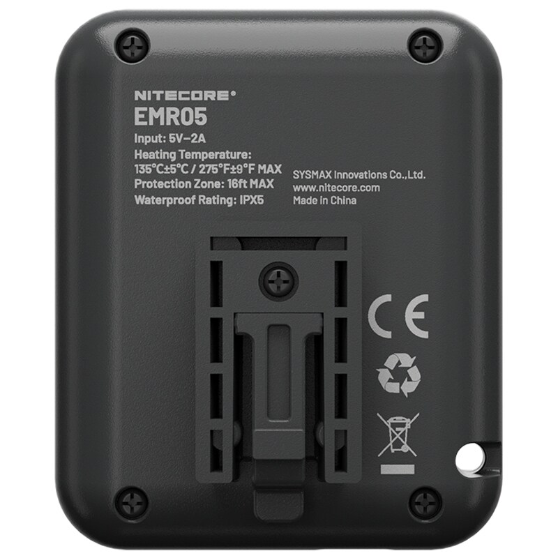 Nitecore - EMR05 kabelloser Mückenschutz - Black