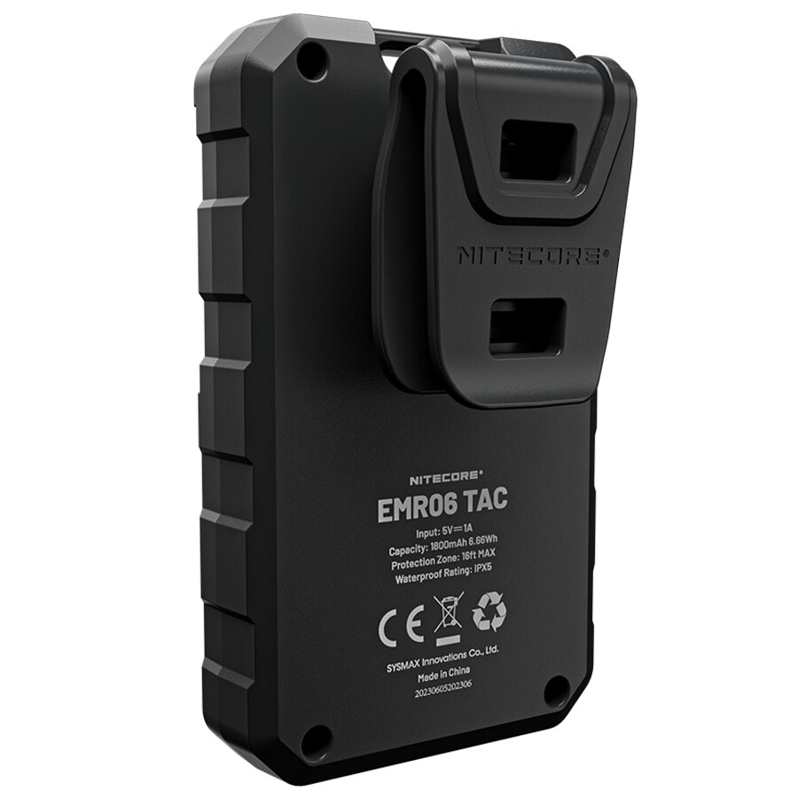 Nitecore - EMR06 Tac kabelloses Mückenabwehrgerät - Black