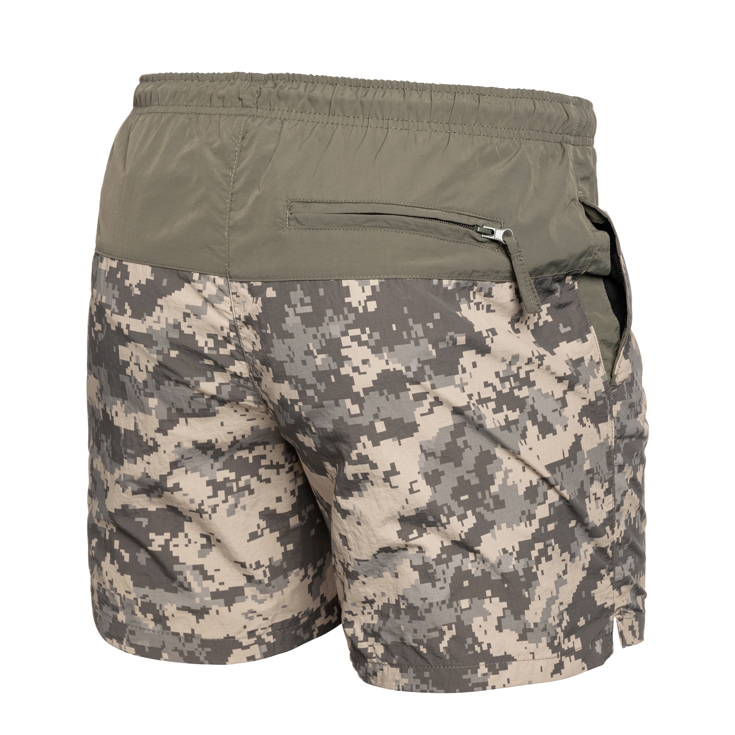 Brandit - Swimshort Basic - Badeshorts - Olive/AT-Digital