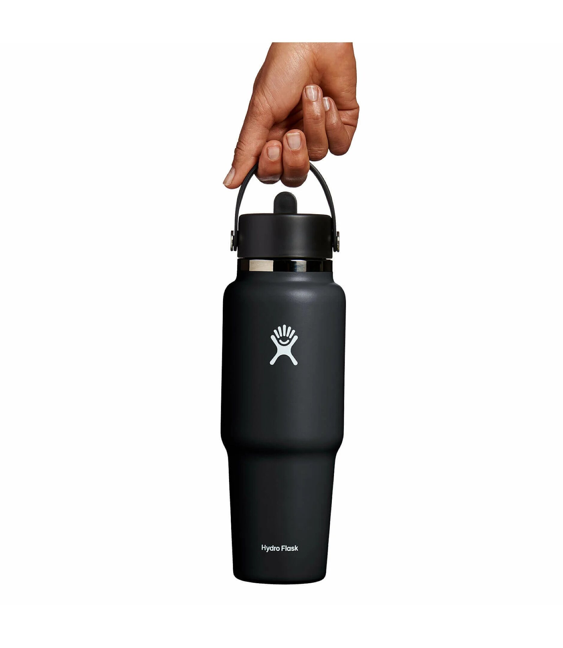 Hydro Flask - Wide Flex Straw Travel Bottle - Thermosflasche 946 ml - Black