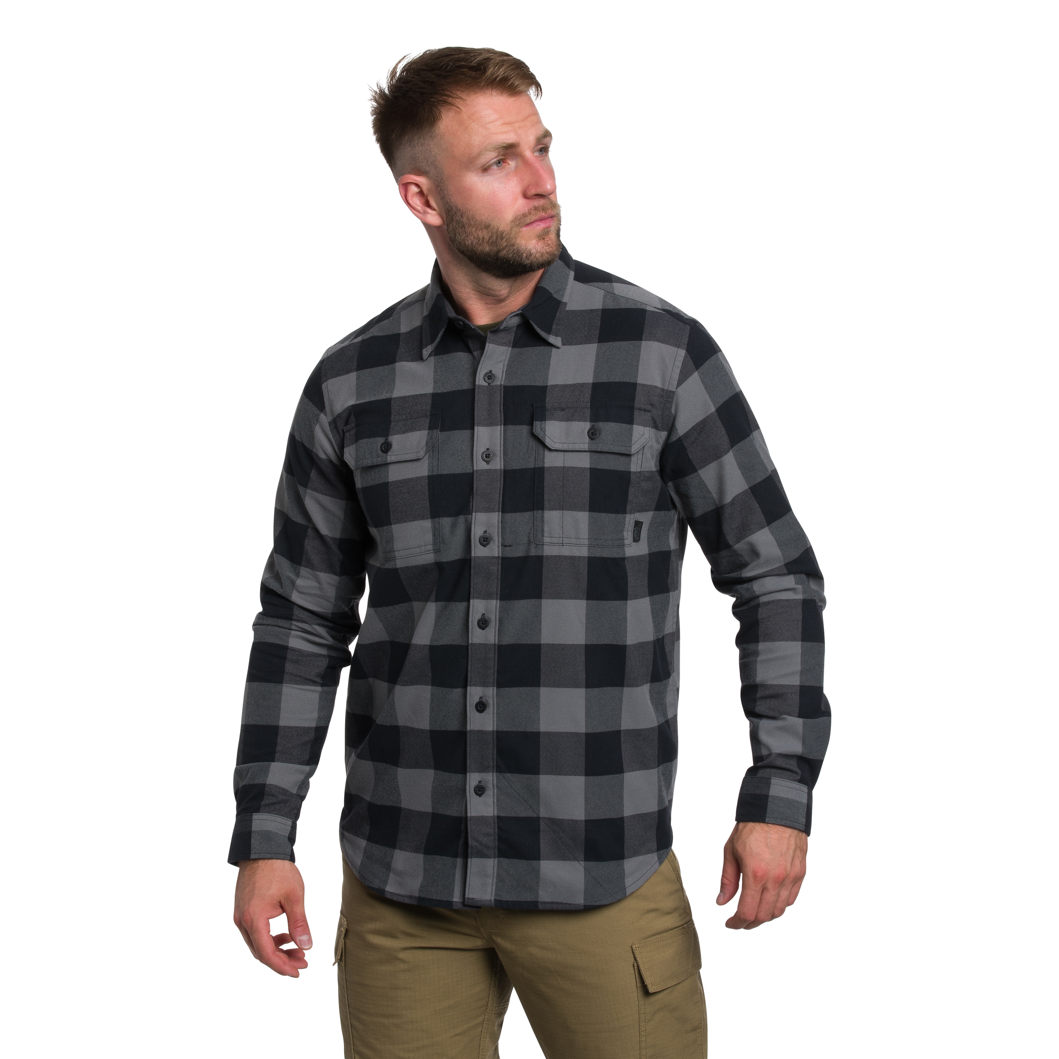 Helikon-Tex - Greyman Hemd - True Grey Checkered