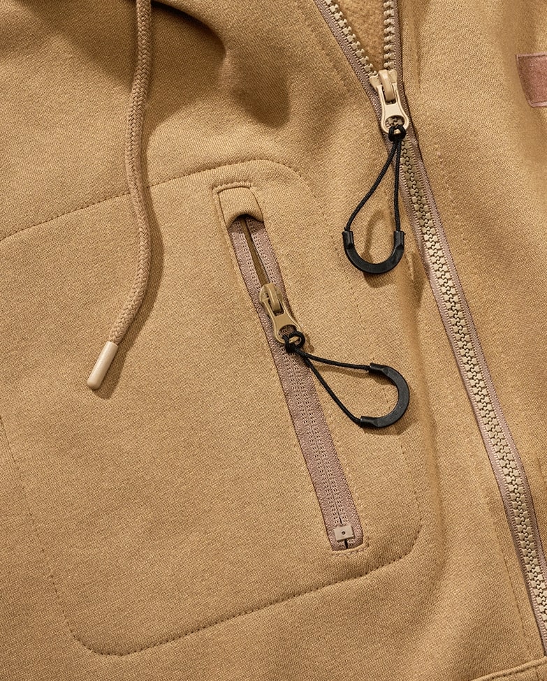 Brandit - Tactical Sweat Jacket Sweatshirt - Camel