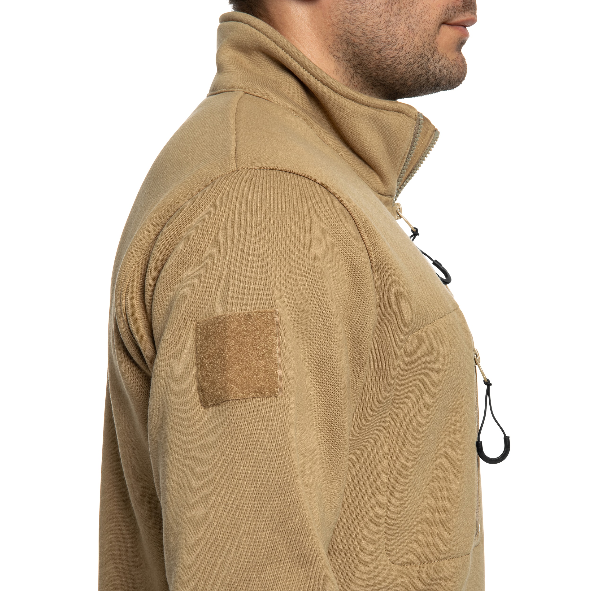 Brandit - Tactical Sweat Troyer Sweatshirt - Camel