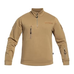 Brandit - Tactical Sweat Troyer Sweatshirt - Camel
