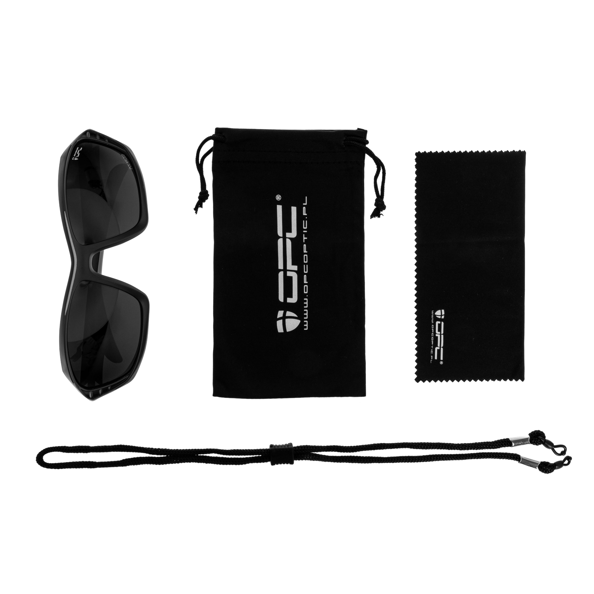 Schwimmfähige Sonnenbrille OPC Hydro AquaRider - Black/Grey Smoke