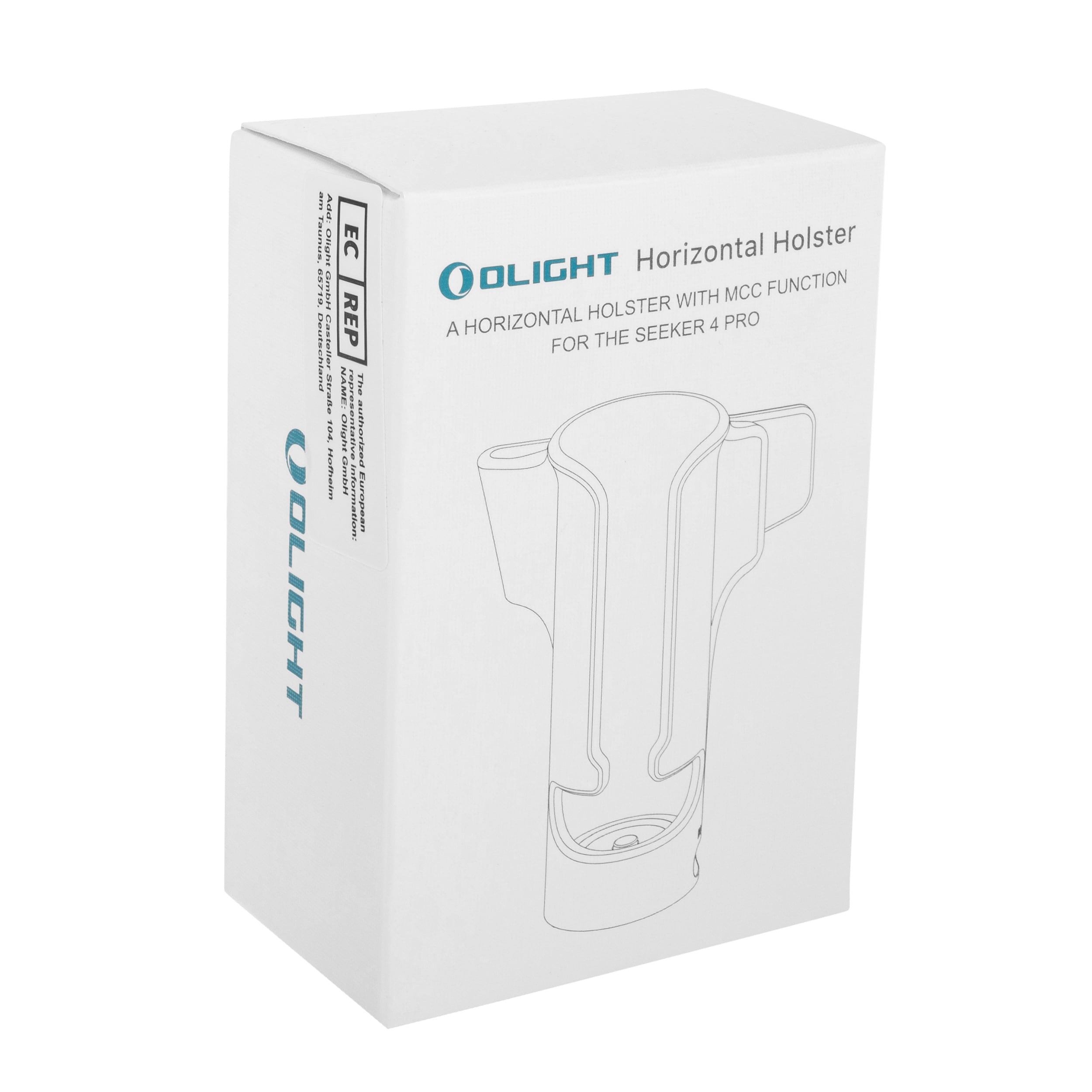 Olight - Horizontal Seeker 4 Pro Holster für Taschenlampe - Black