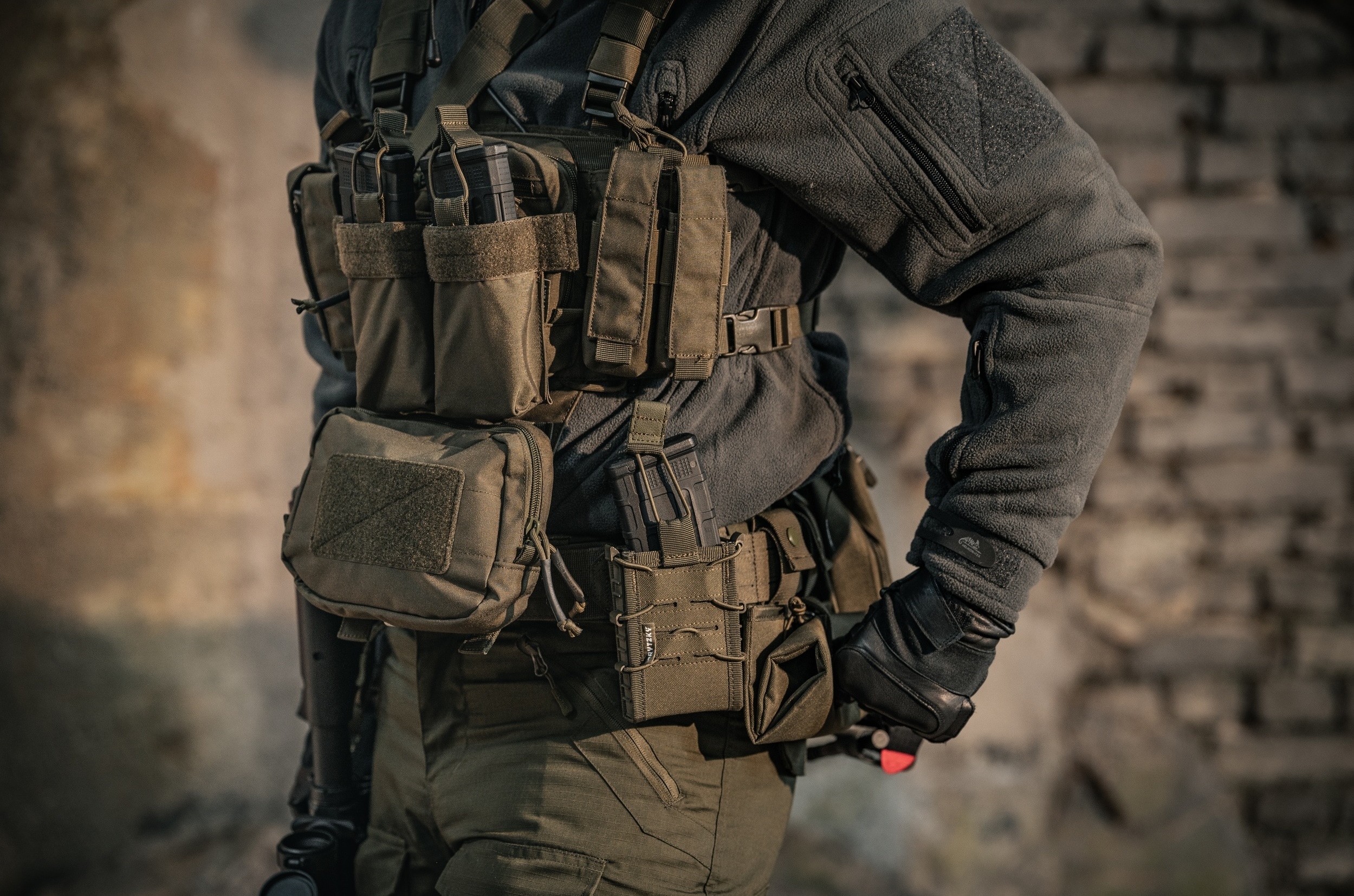 Brytzky Tactical - FireDeck Mini Rig Taktische Weste - Olive