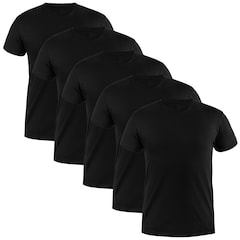 Militärisches T-Shirt Black - 5 Stk.