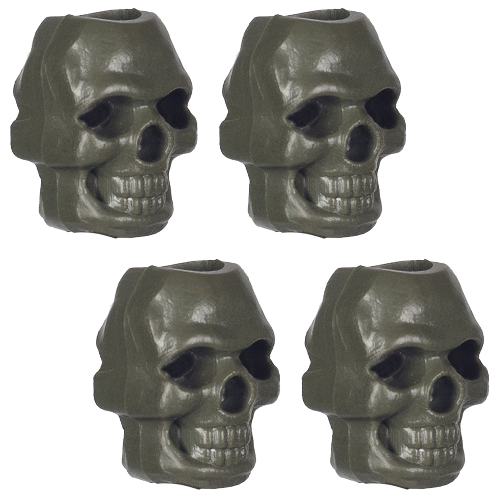 M-Tac - Skull Kordelstopper Olive - 4 Stk.