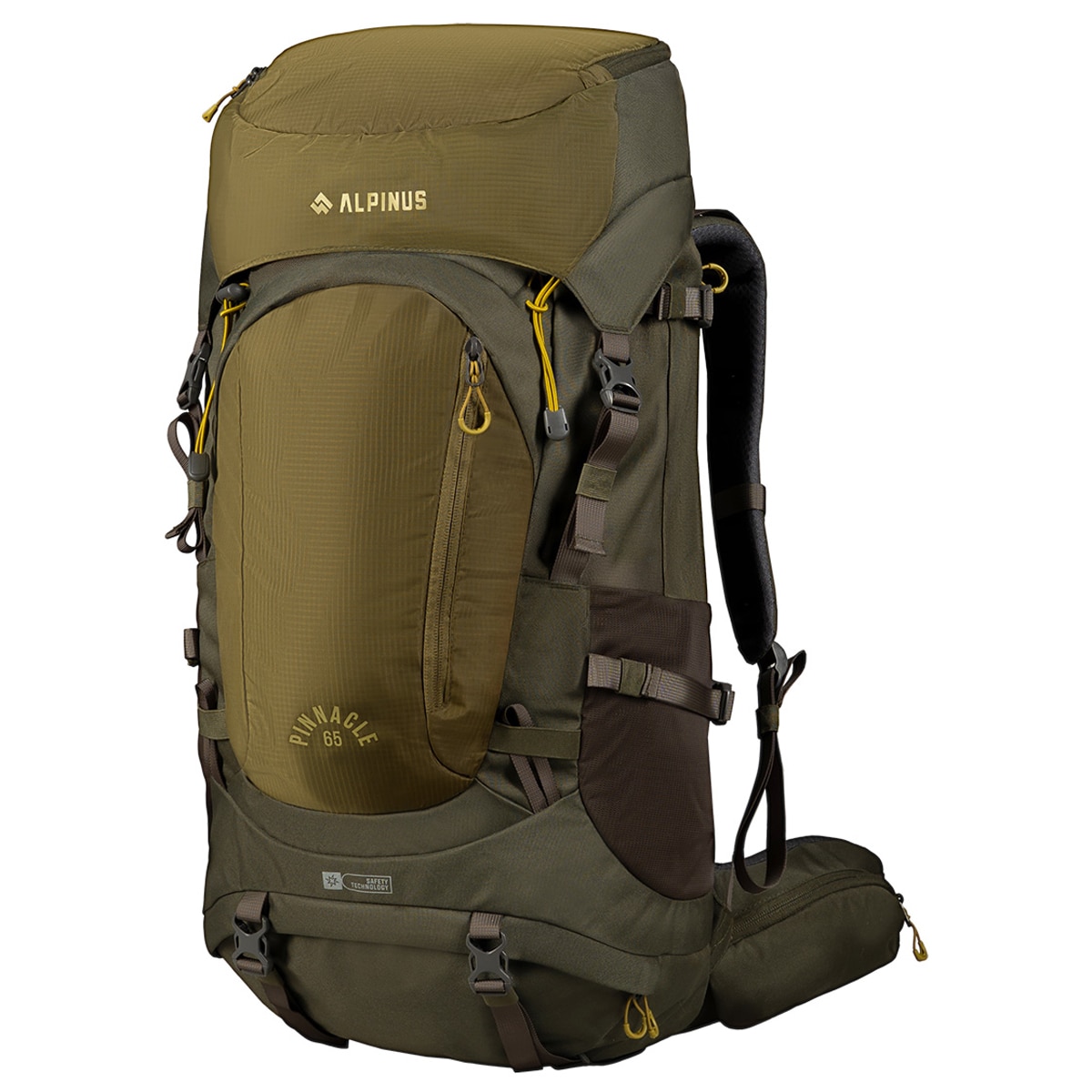 Alpinus - Pinnacle Rucksack 65 l - Oliv