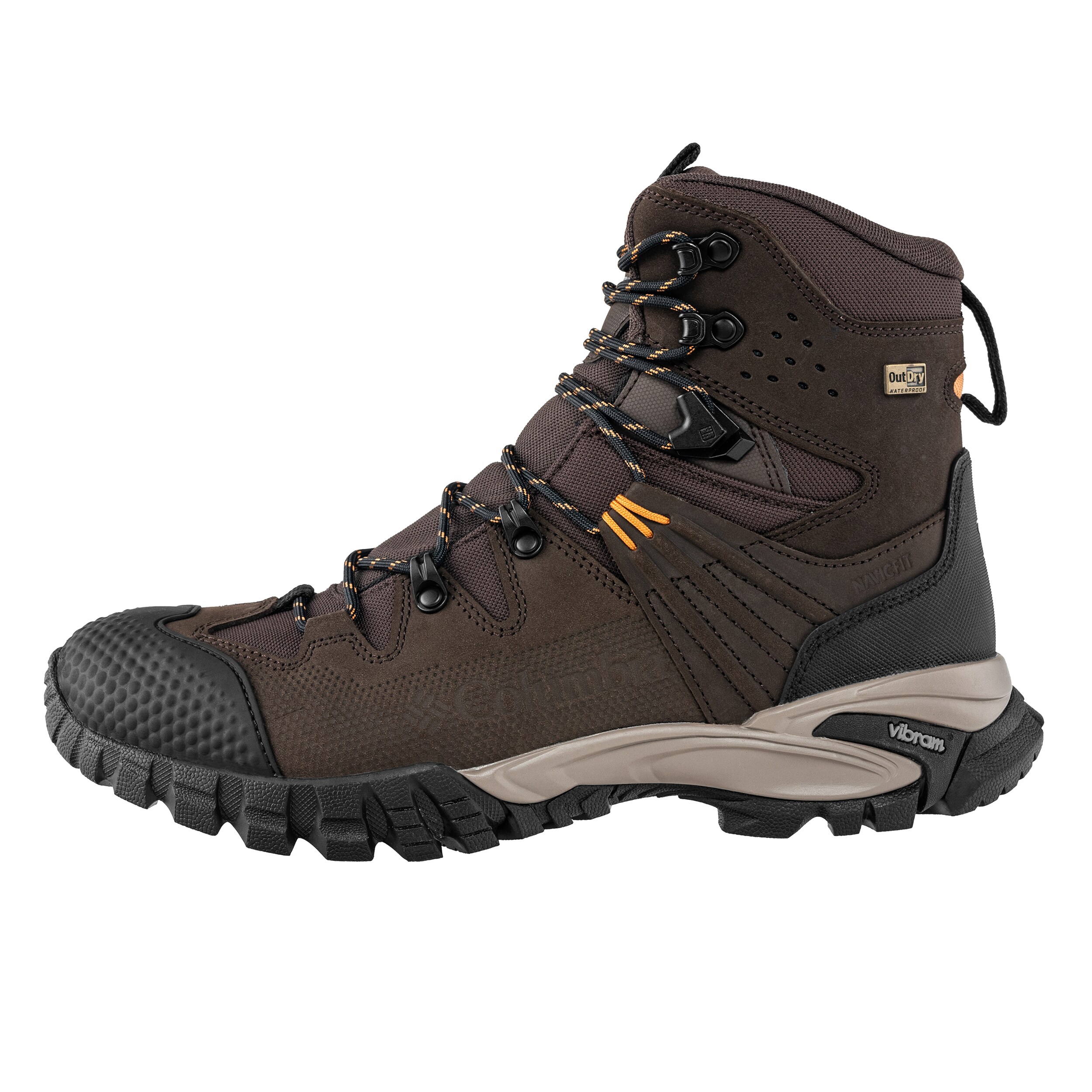 Columbia - GeoTerra OutDry Leather Schuhe - Cordovan/Canyon Sun