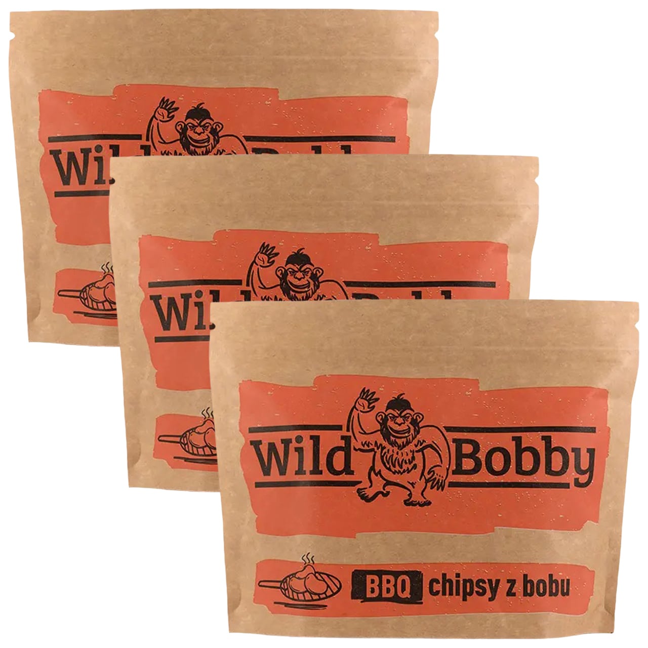 Wild - Bobby BBQ 100 g Ackerbohnenchips - 3 Stk.